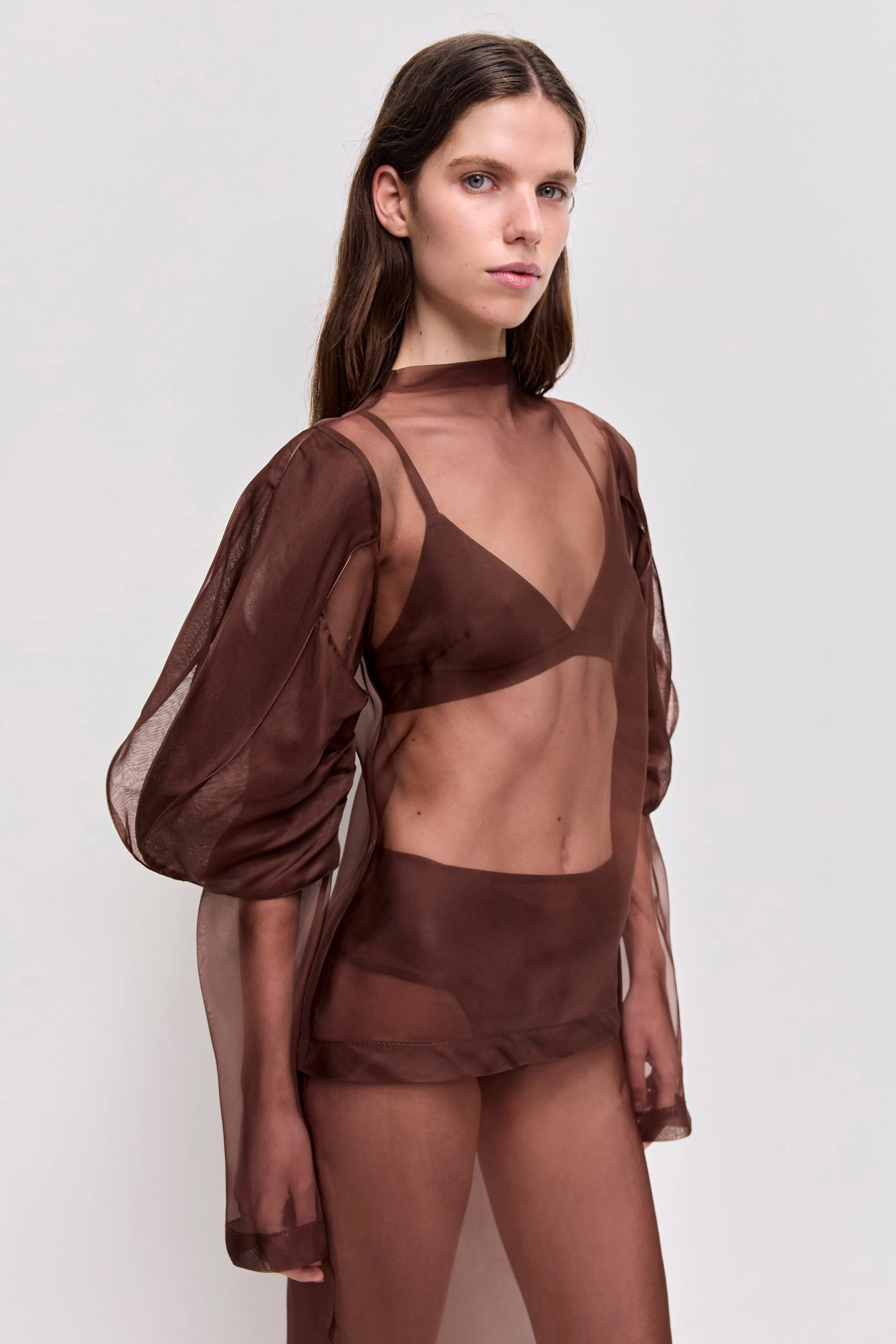 Mirella Organza Long Sleeve Top sold by Aje product image thumbnail 4