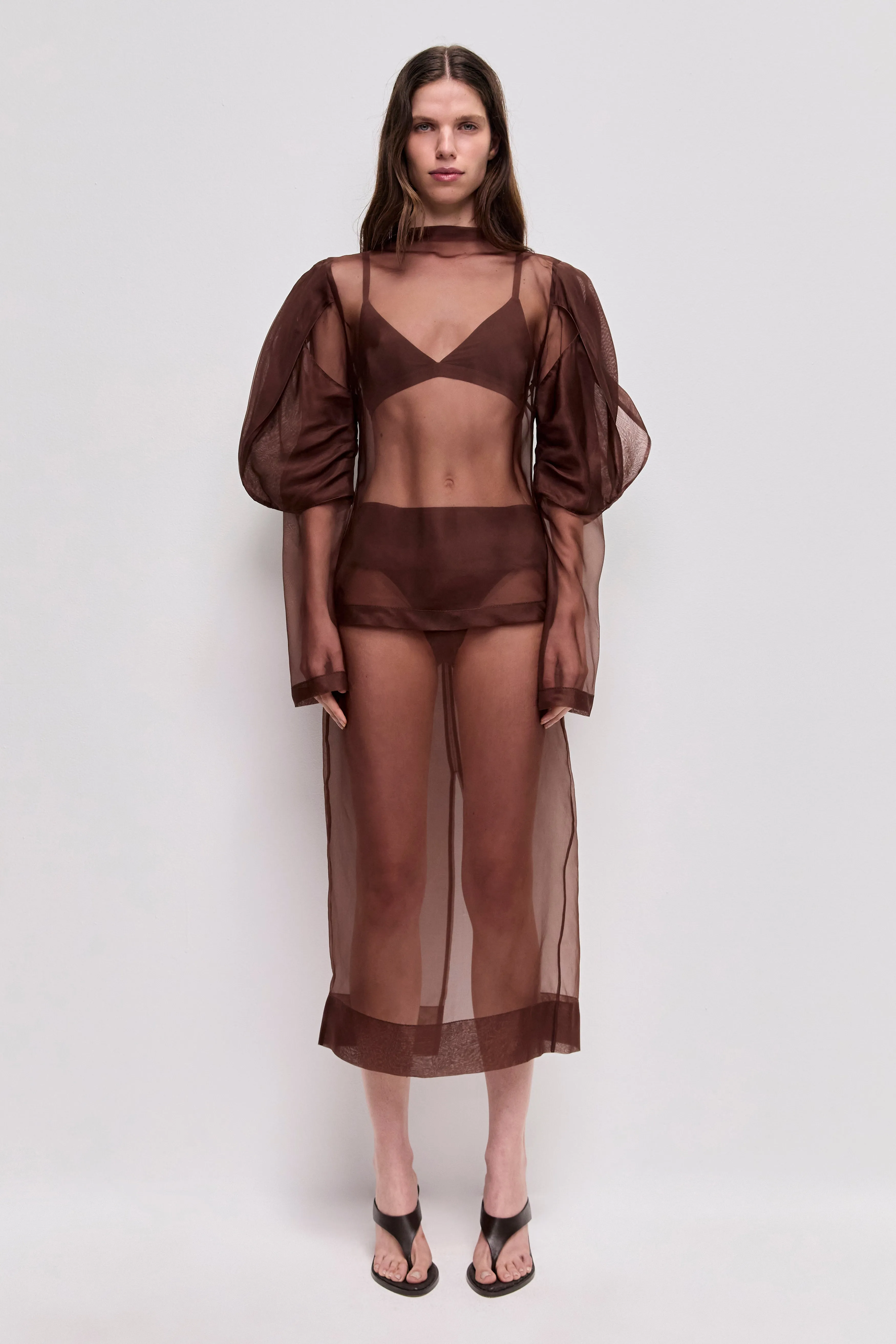 Mirella Organza Long Sleeve Top sold by Aje