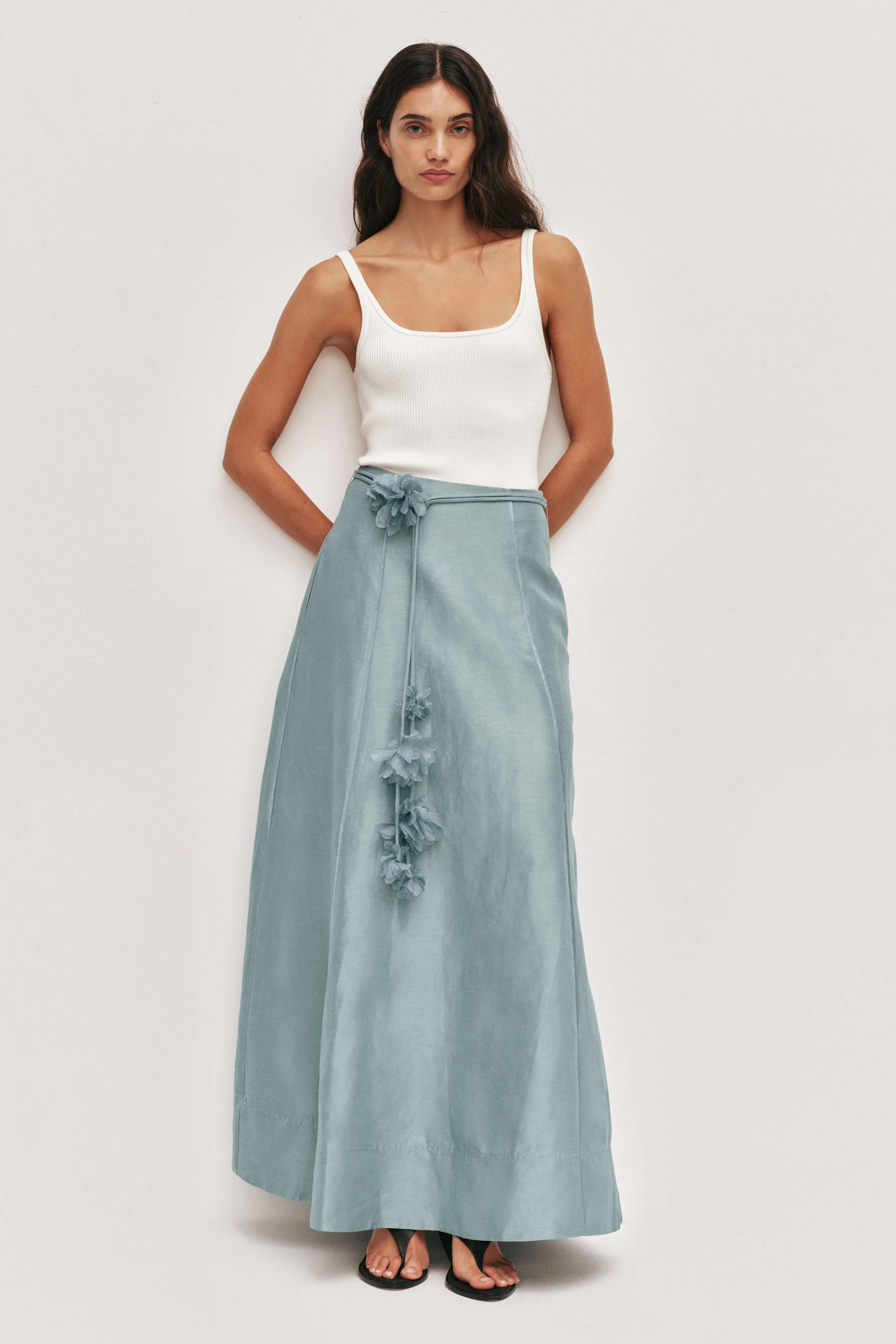 Demi Midi Skirt sold by Aje