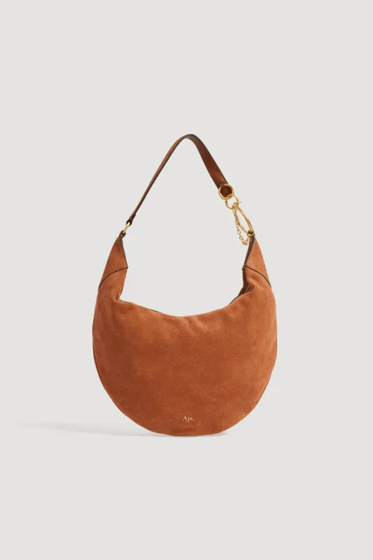 Kimber Large Suede Hobo made by Aje