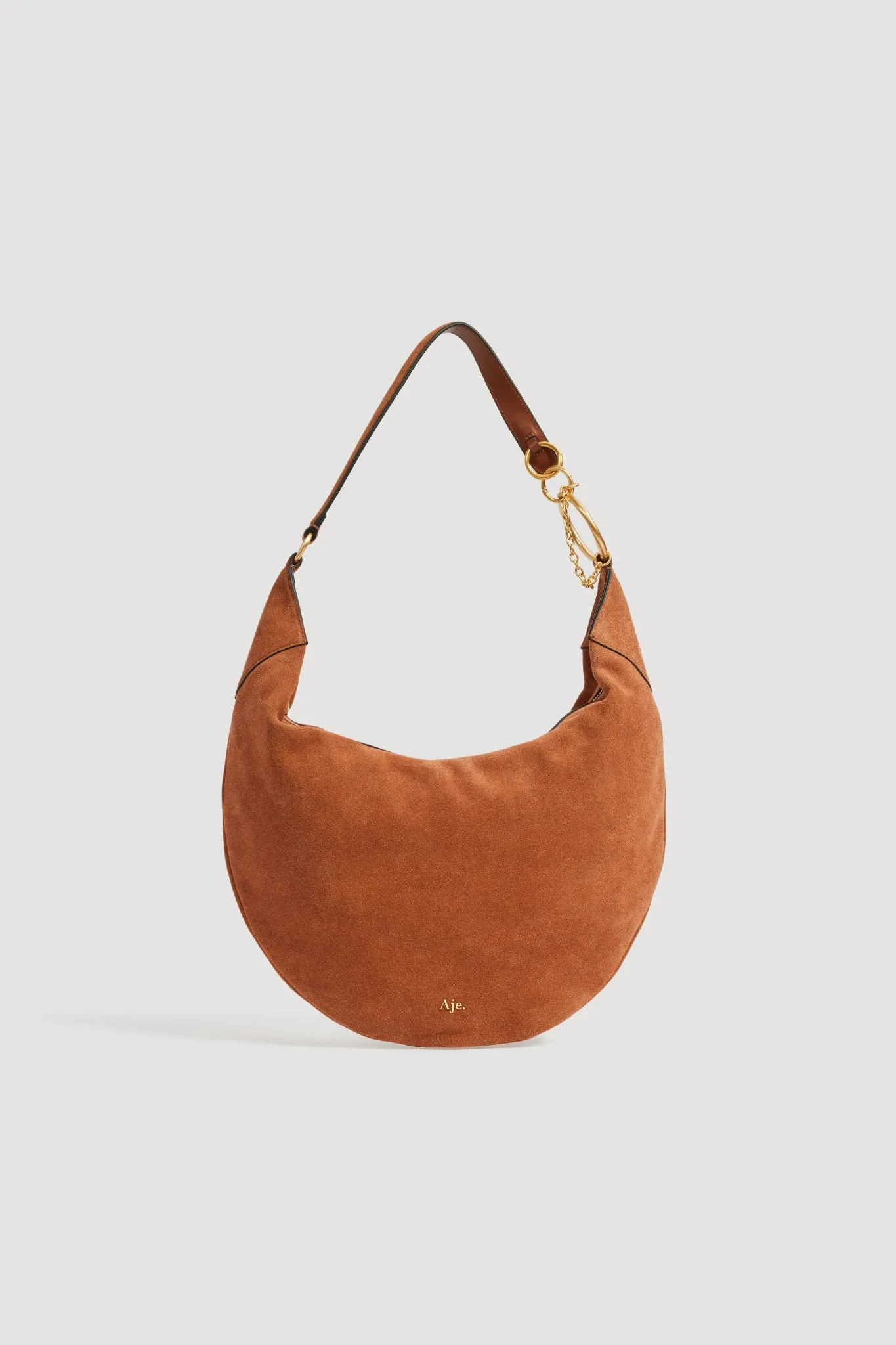 Kimber Large Suede Hobo sold by Aje