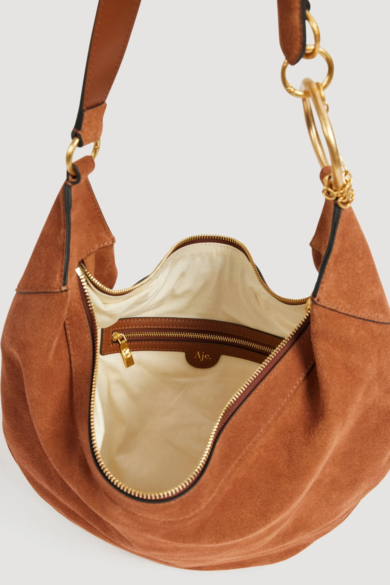 Kimber Large Suede Hobo sold by Aje product image thumbnail 3