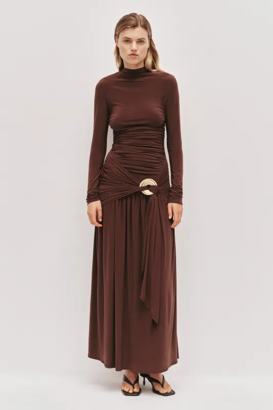 Selah Jersey Maxi Dress made by Aje