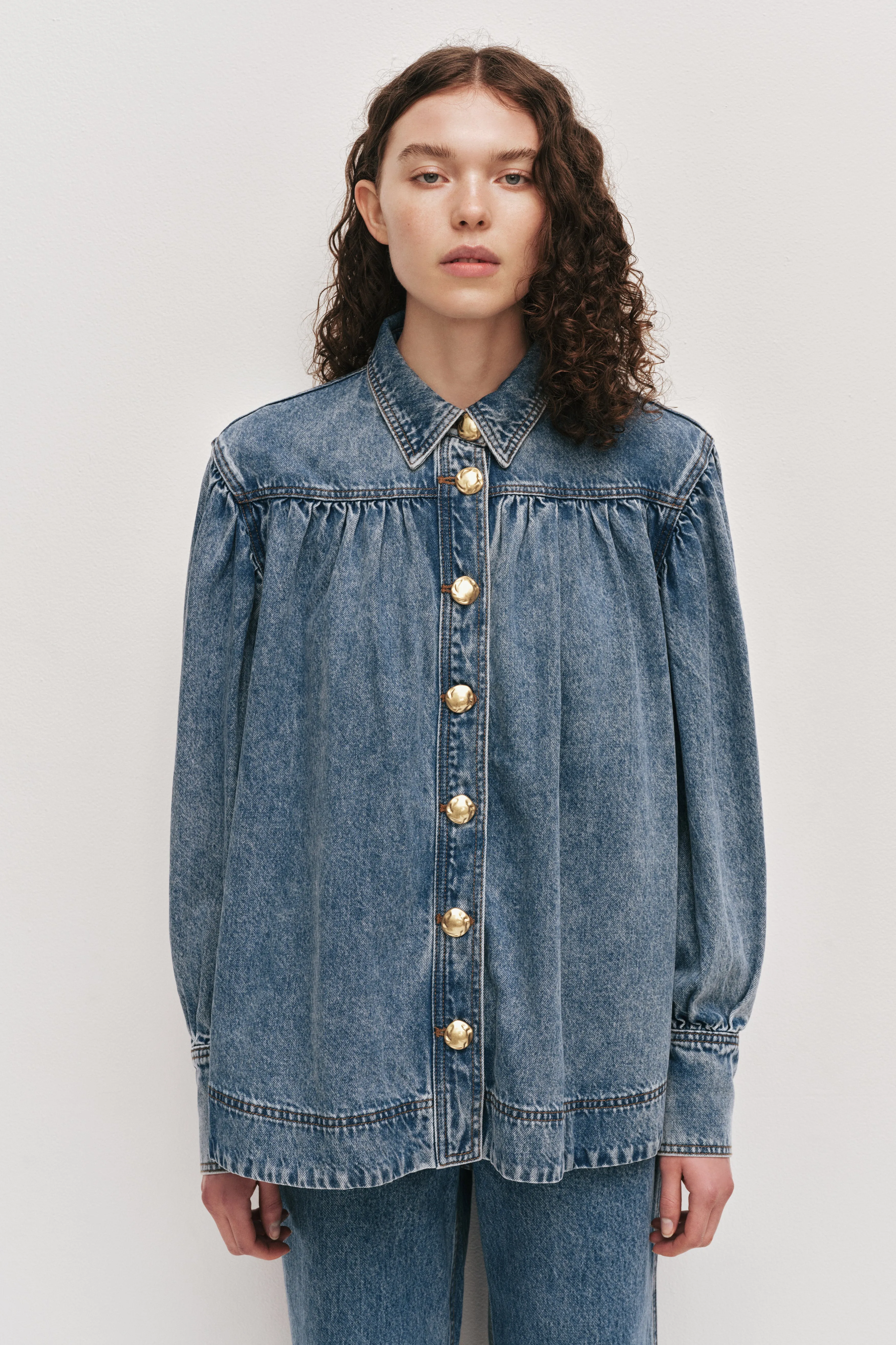 Lorraine Denim Blouse sold by Aje product image thumbnail 3