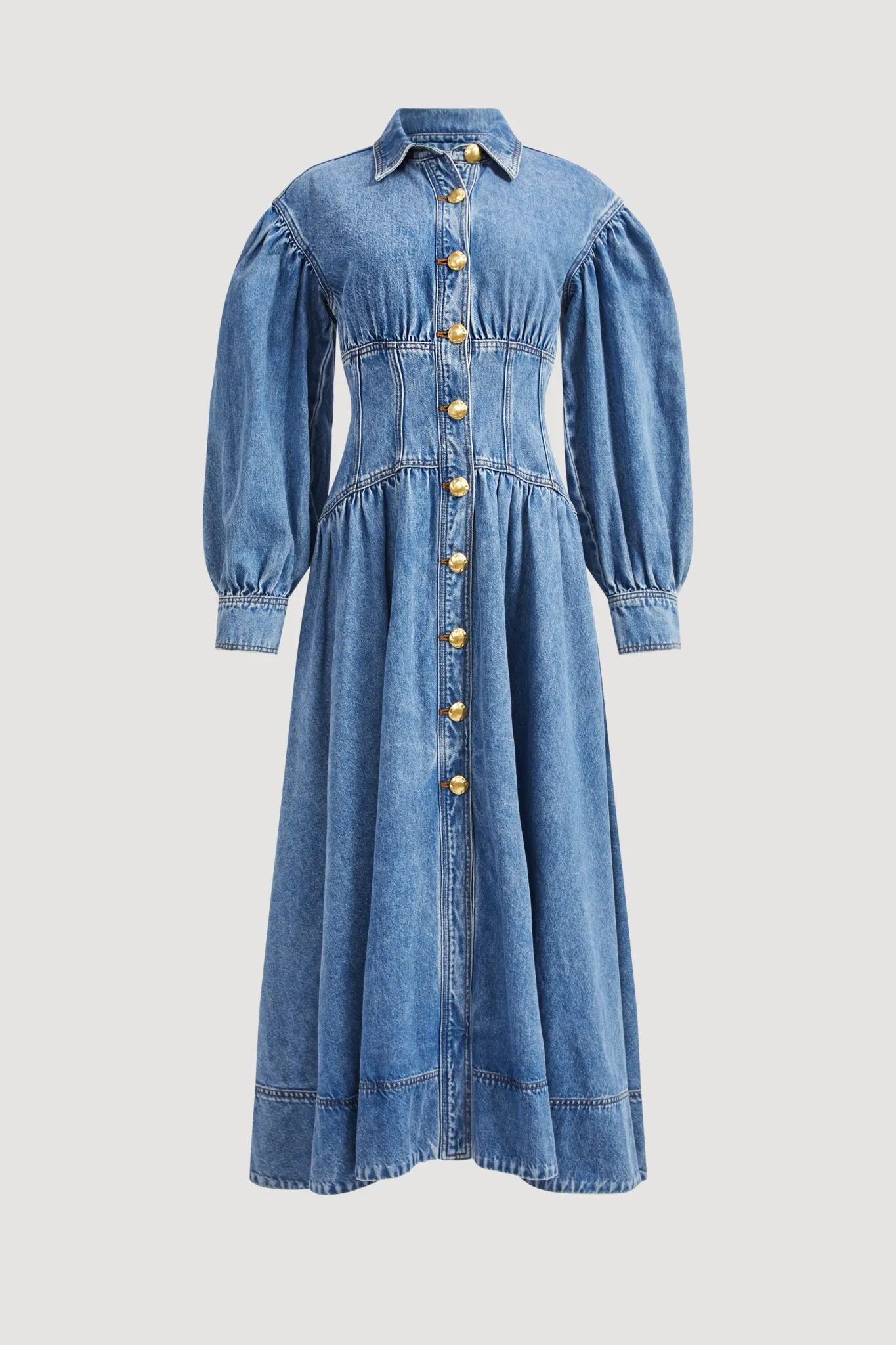 Lorraine Denim Midi Dress sold by Aje product image thumbnail 2