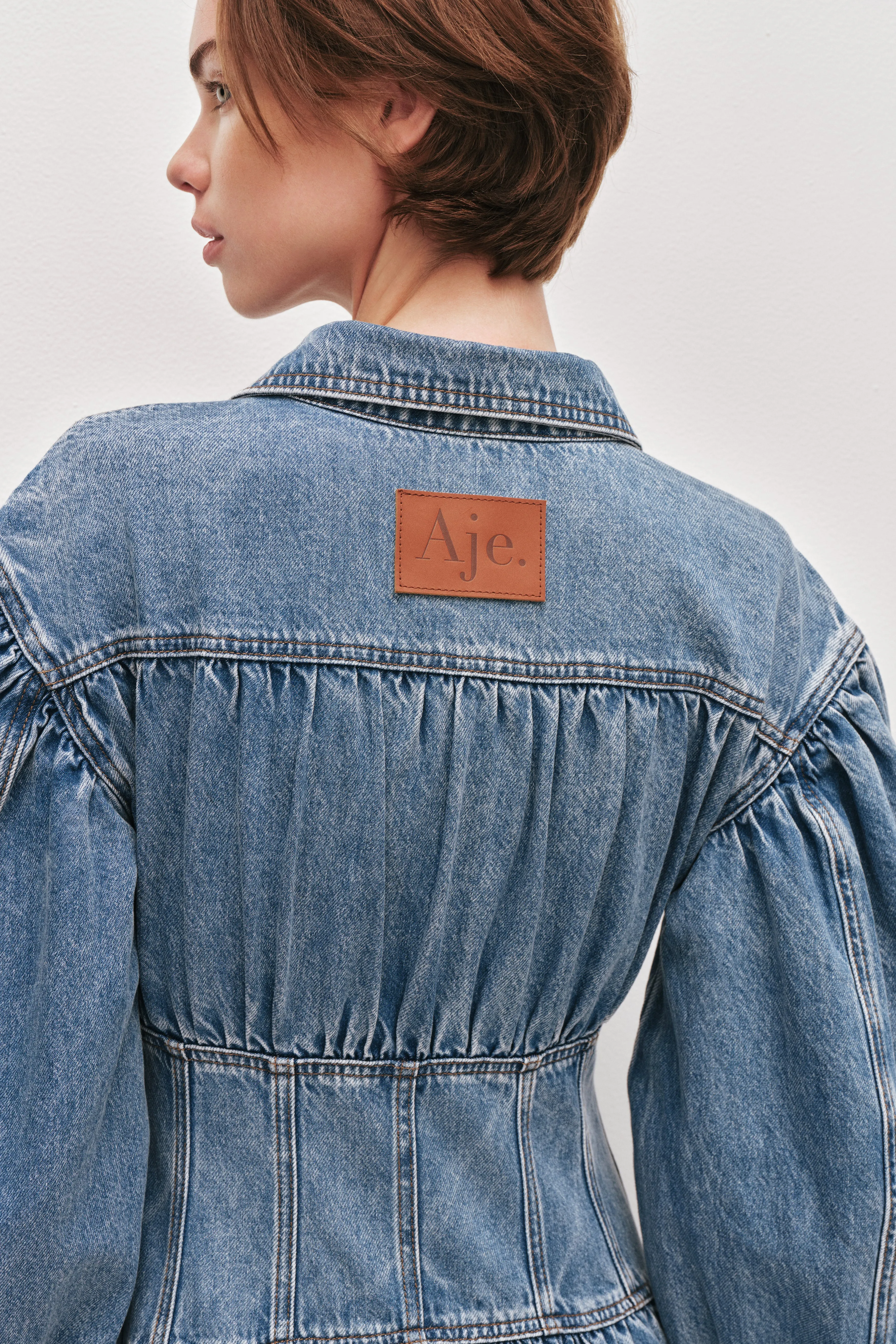 Lorraine Denim Midi Dress sold by Aje product image thumbnail 5