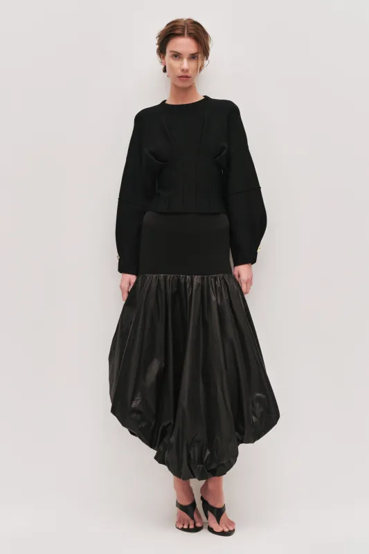Venetia Knit Midi Skirt made by Aje