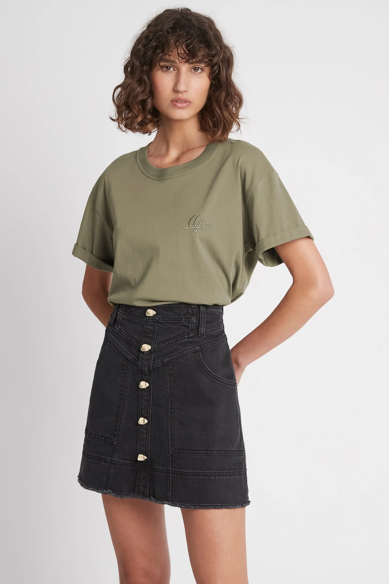 Cole Denim Mini Skirt sold by Aje product image thumbnail 3