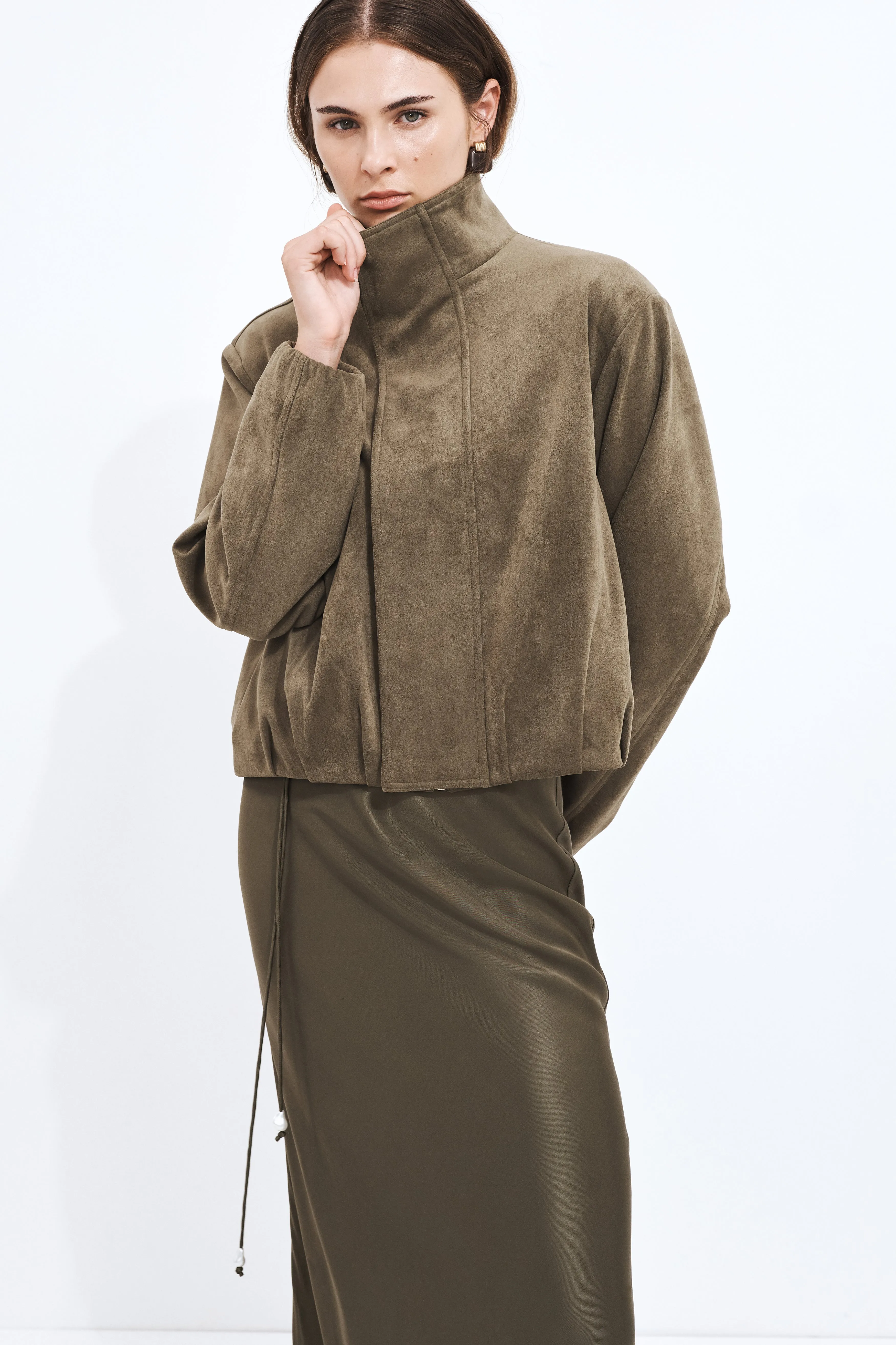 Philo Vegan Suede Jacket sold by Aje product image thumbnail 3