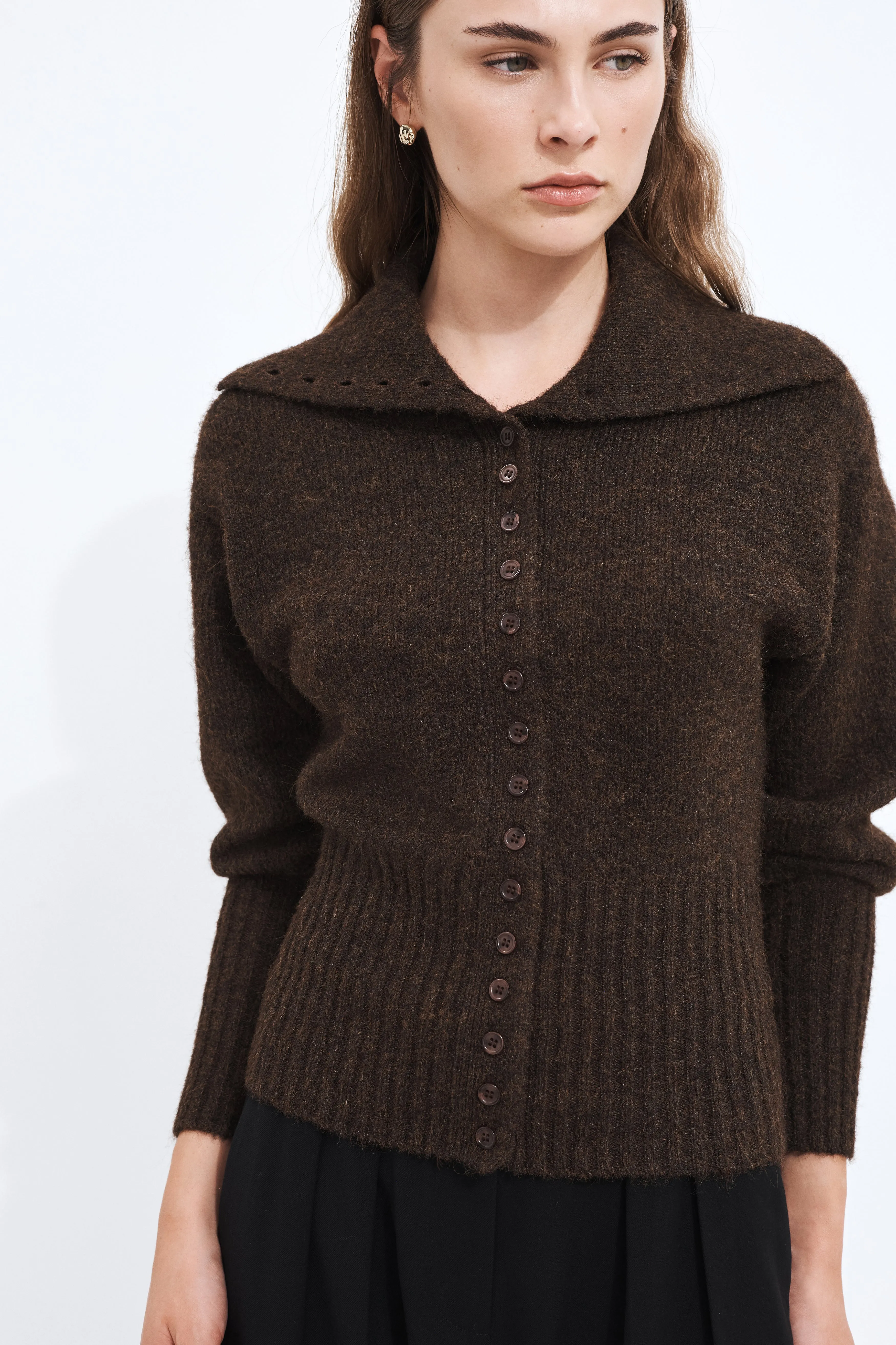 Leni Collared Cardigan sold by Aje product image thumbnail 4