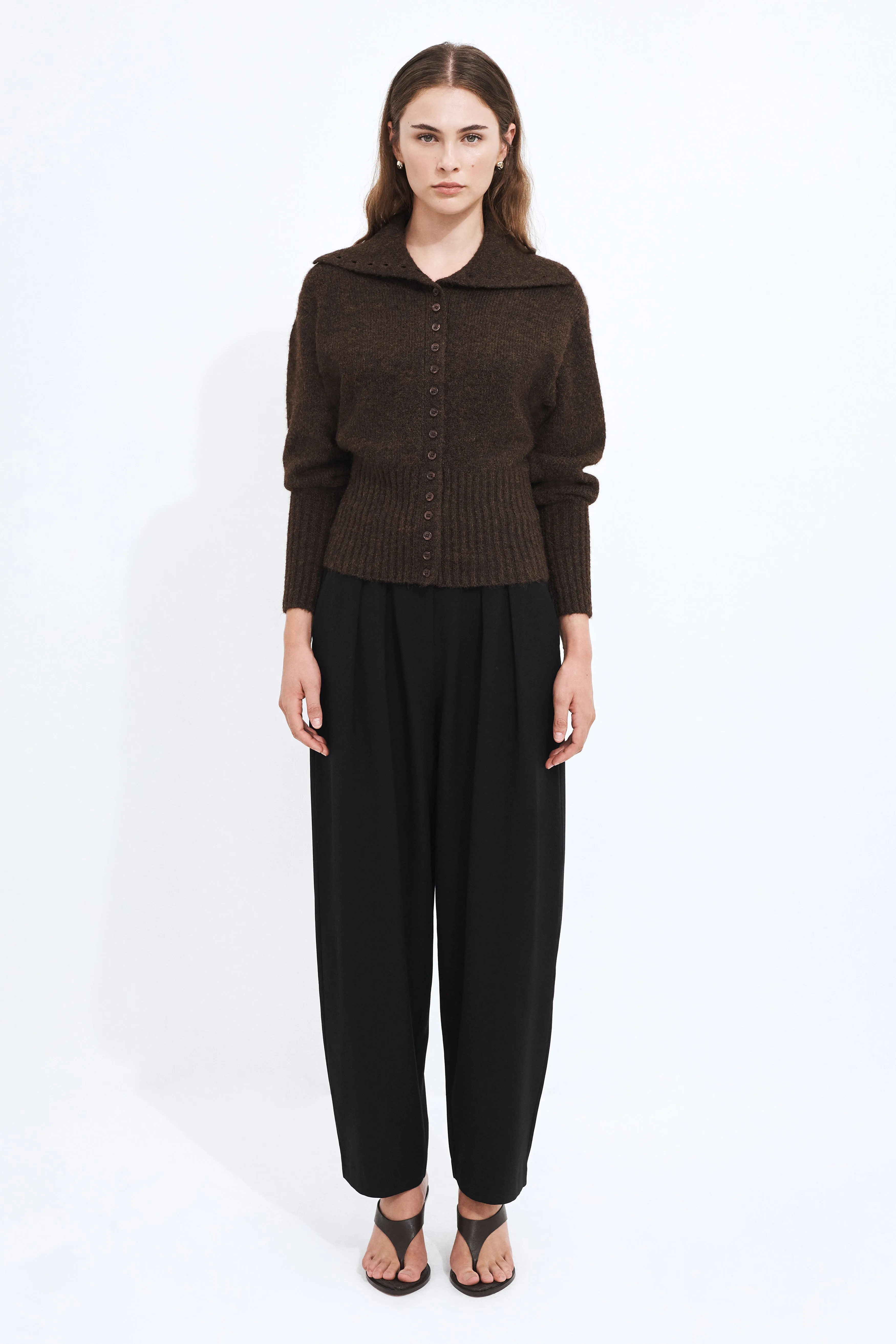 Leni Collared Cardigan sold by Aje
