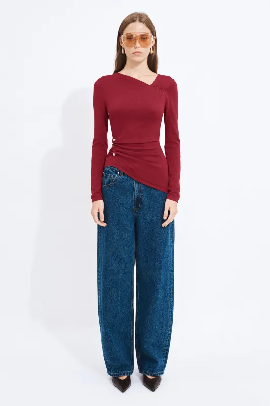 Gianna Knit Top made by Aje