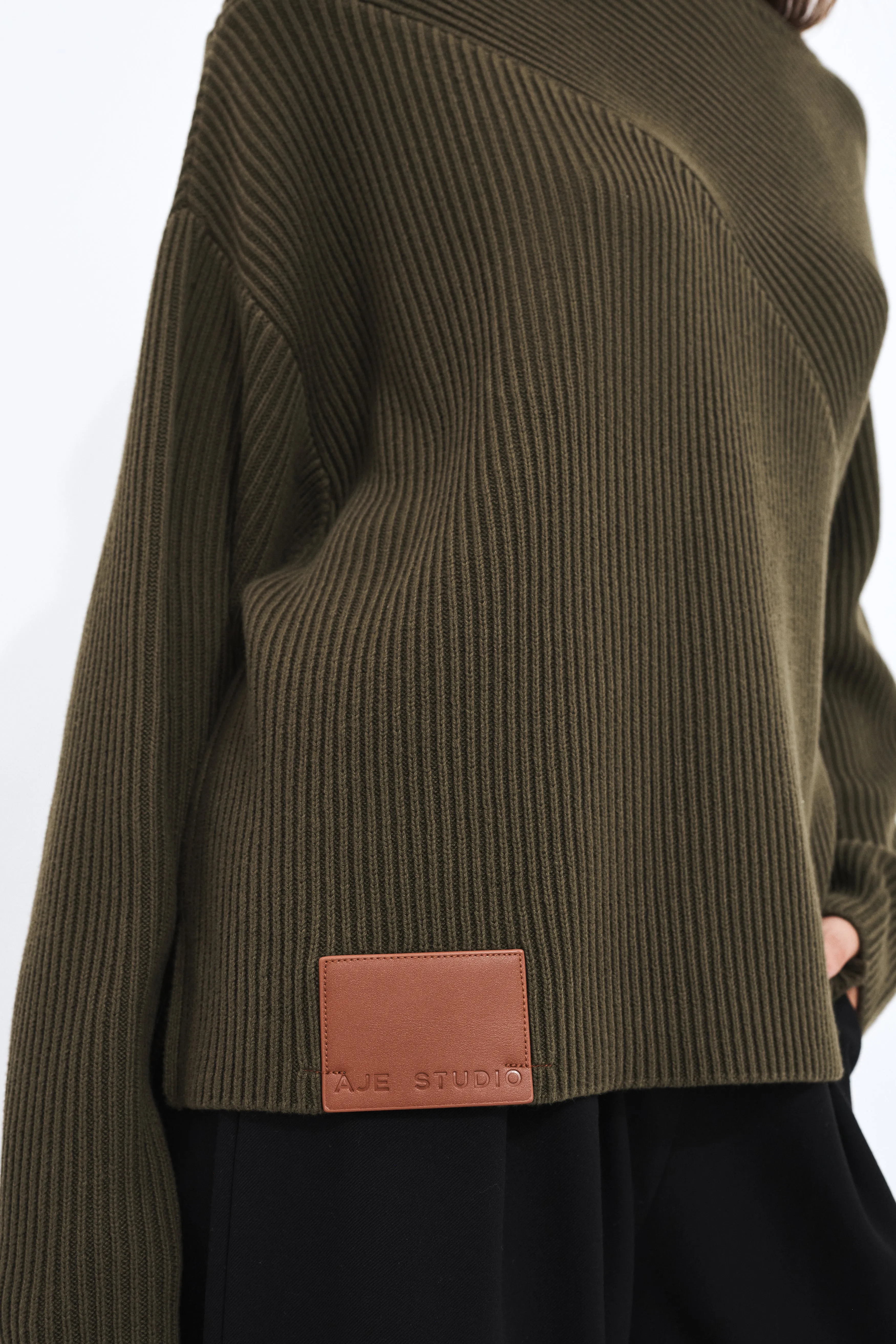 Mila Asymmetric Knit Jumper sold by Aje product image thumbnail 4