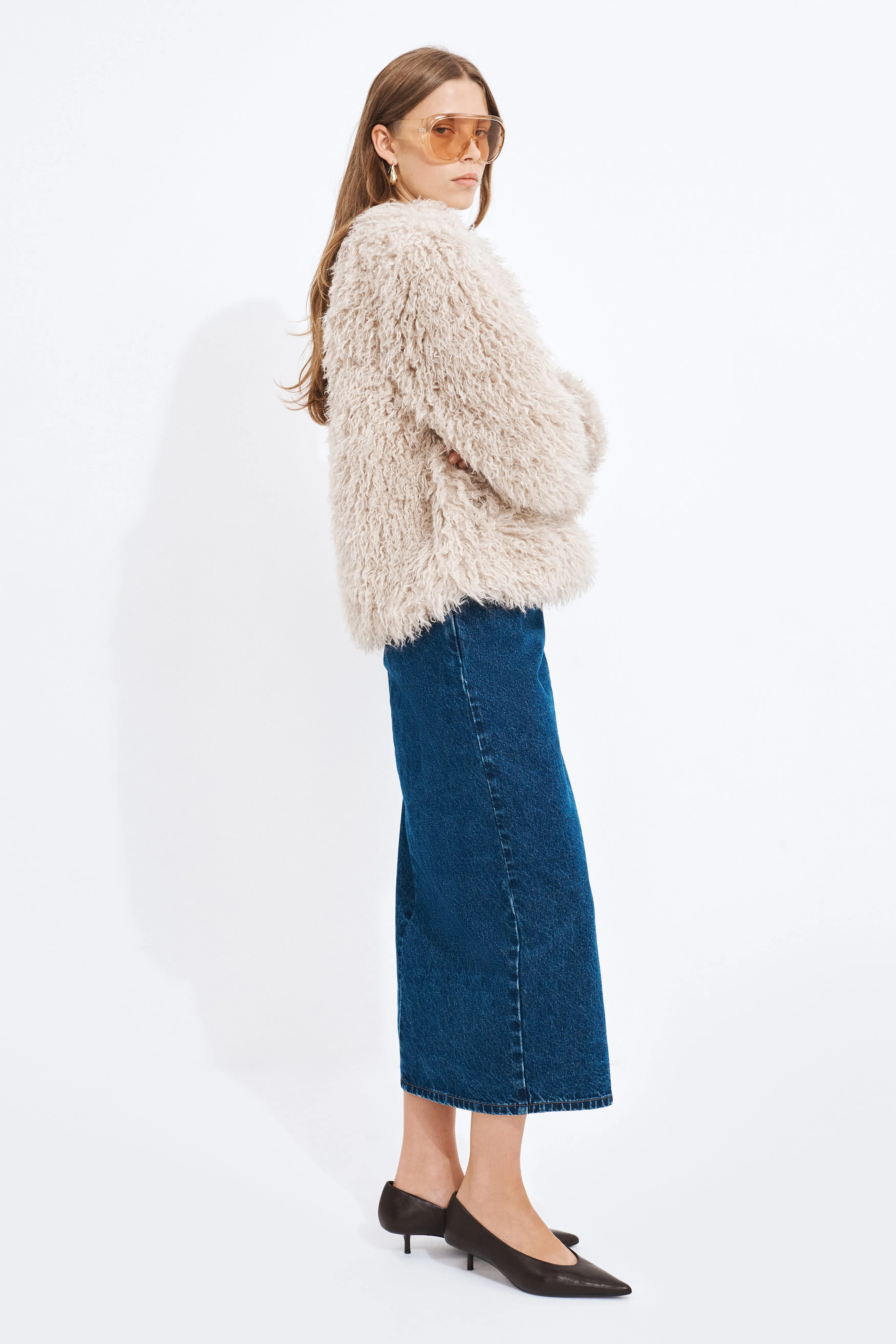 Misha Fluffy Coat sold by Aje product image thumbnail 5