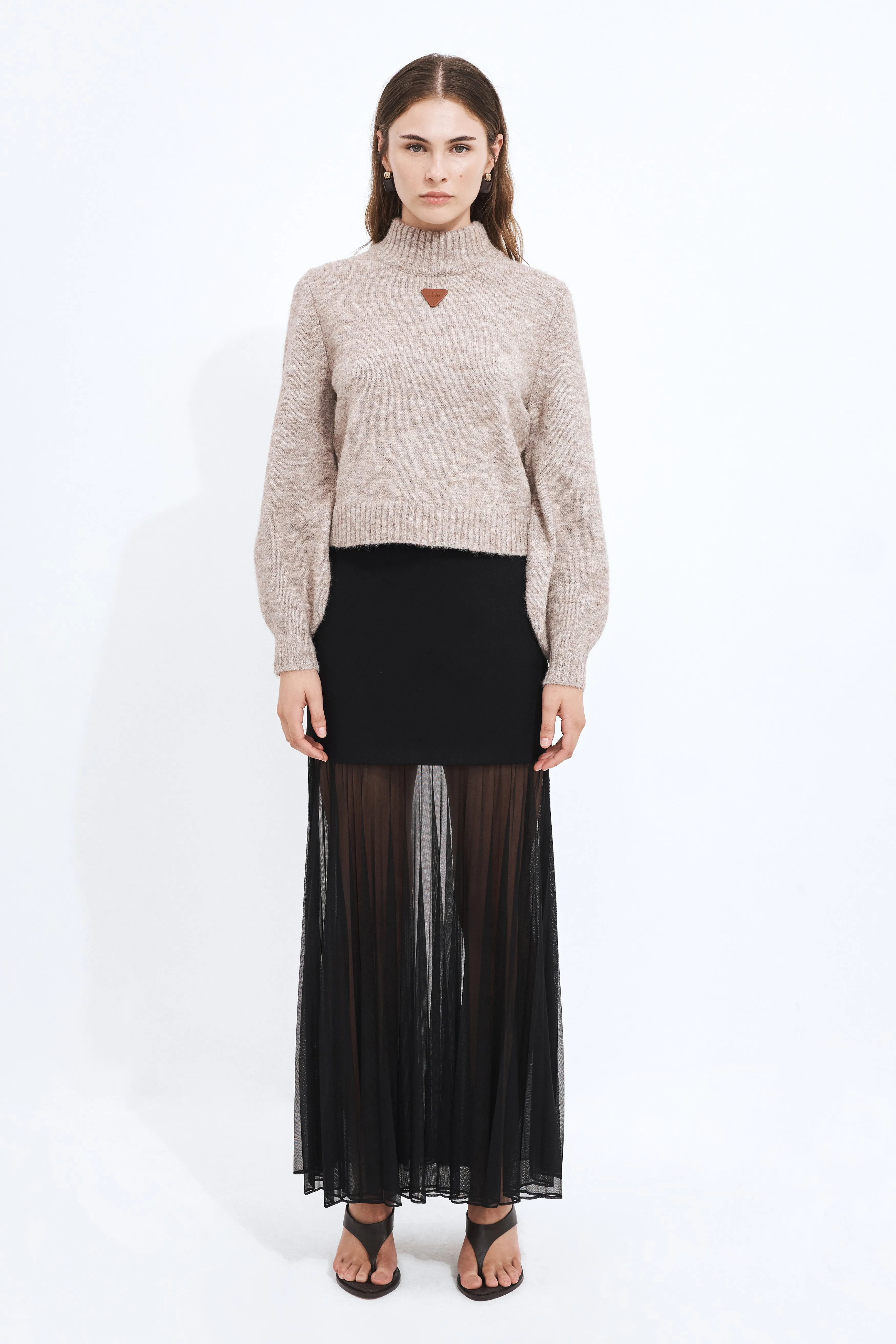 Ivy Sheer Maxi Skirt sold by Aje