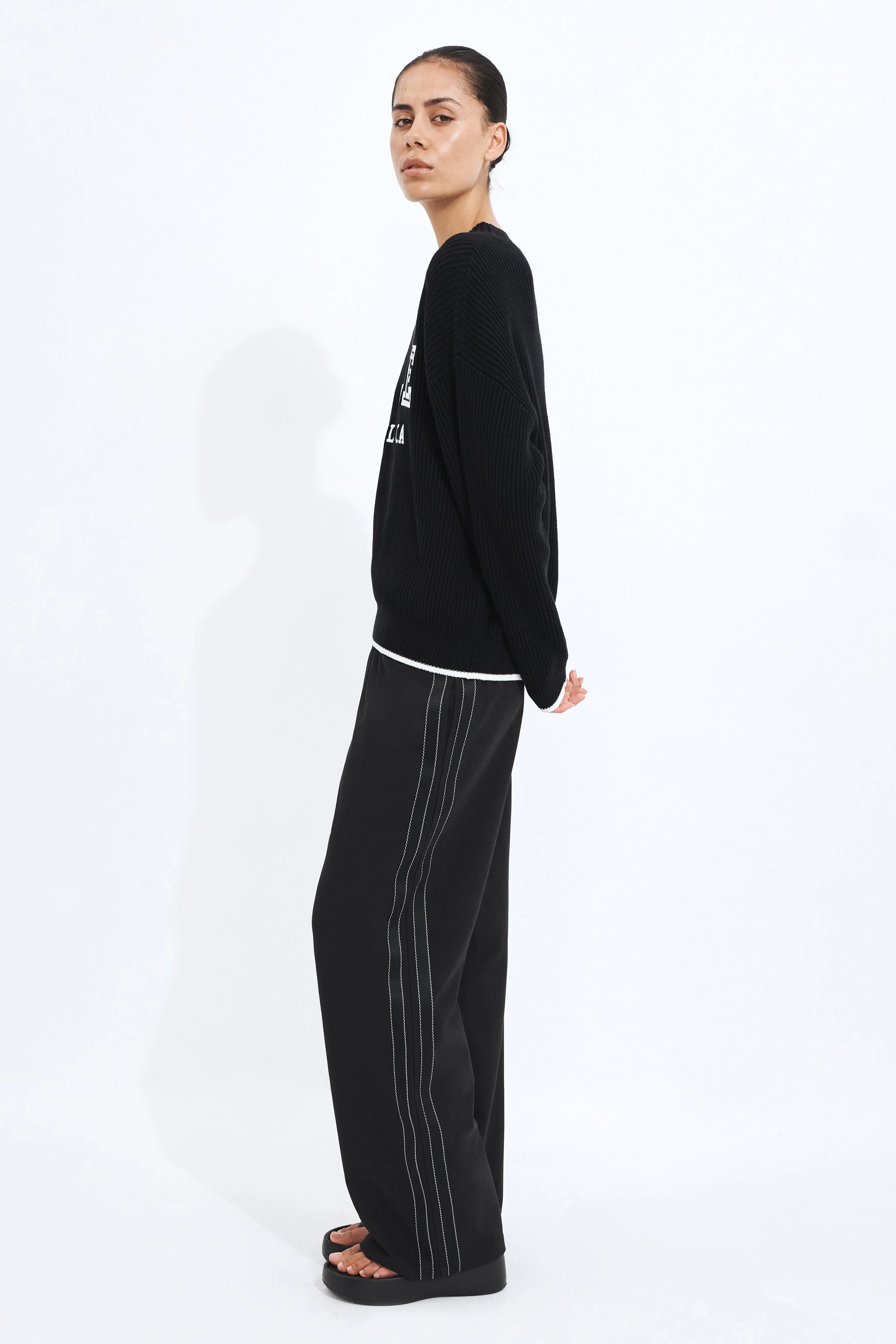 Varsity Logo Rib Jumper sold by Aje product image thumbnail 5