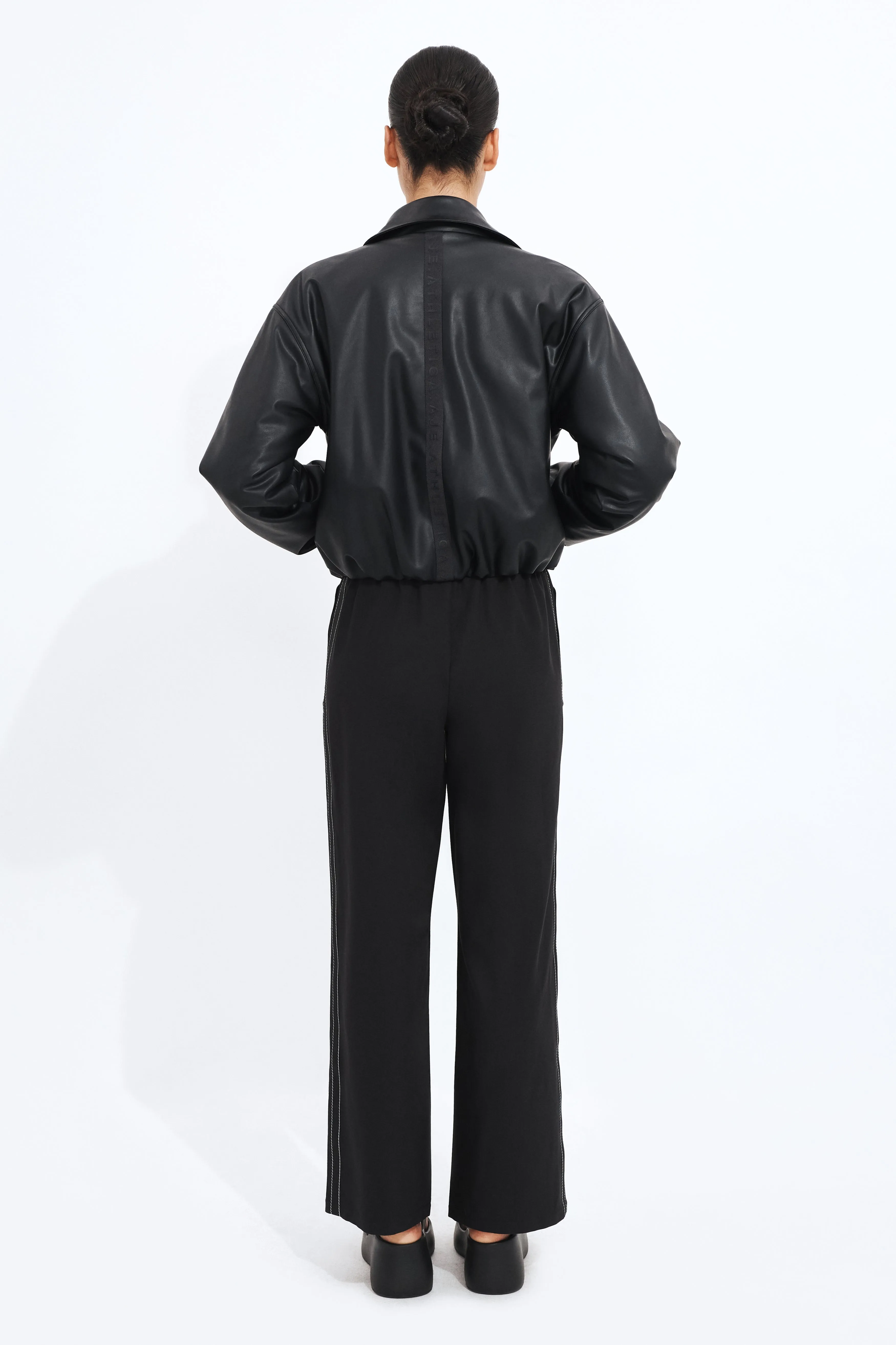 Vegan Leather Bomber Jacket sold by Aje product image thumbnail 5