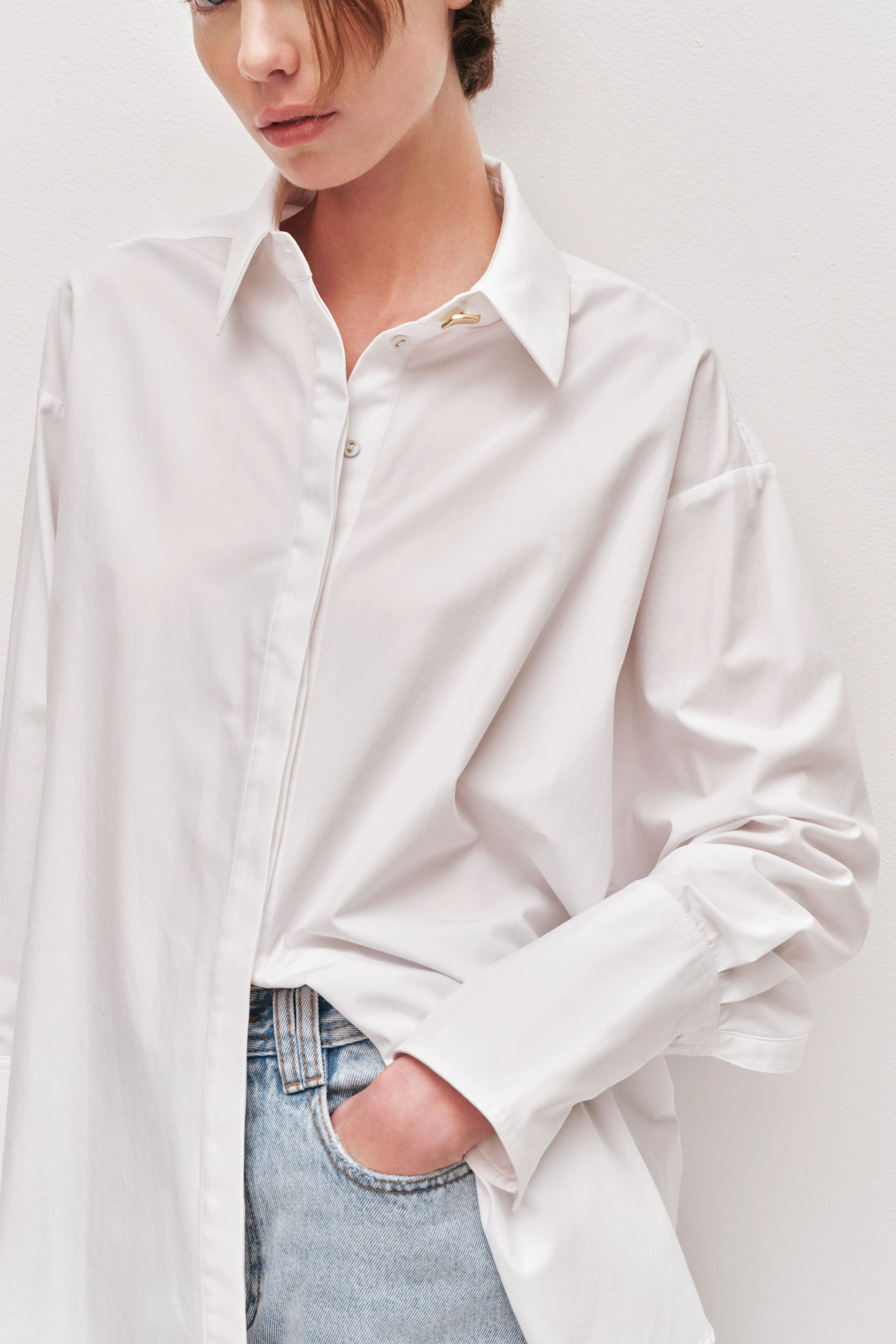 Sloane Poplin Shirt sold by Aje product image thumbnail 4