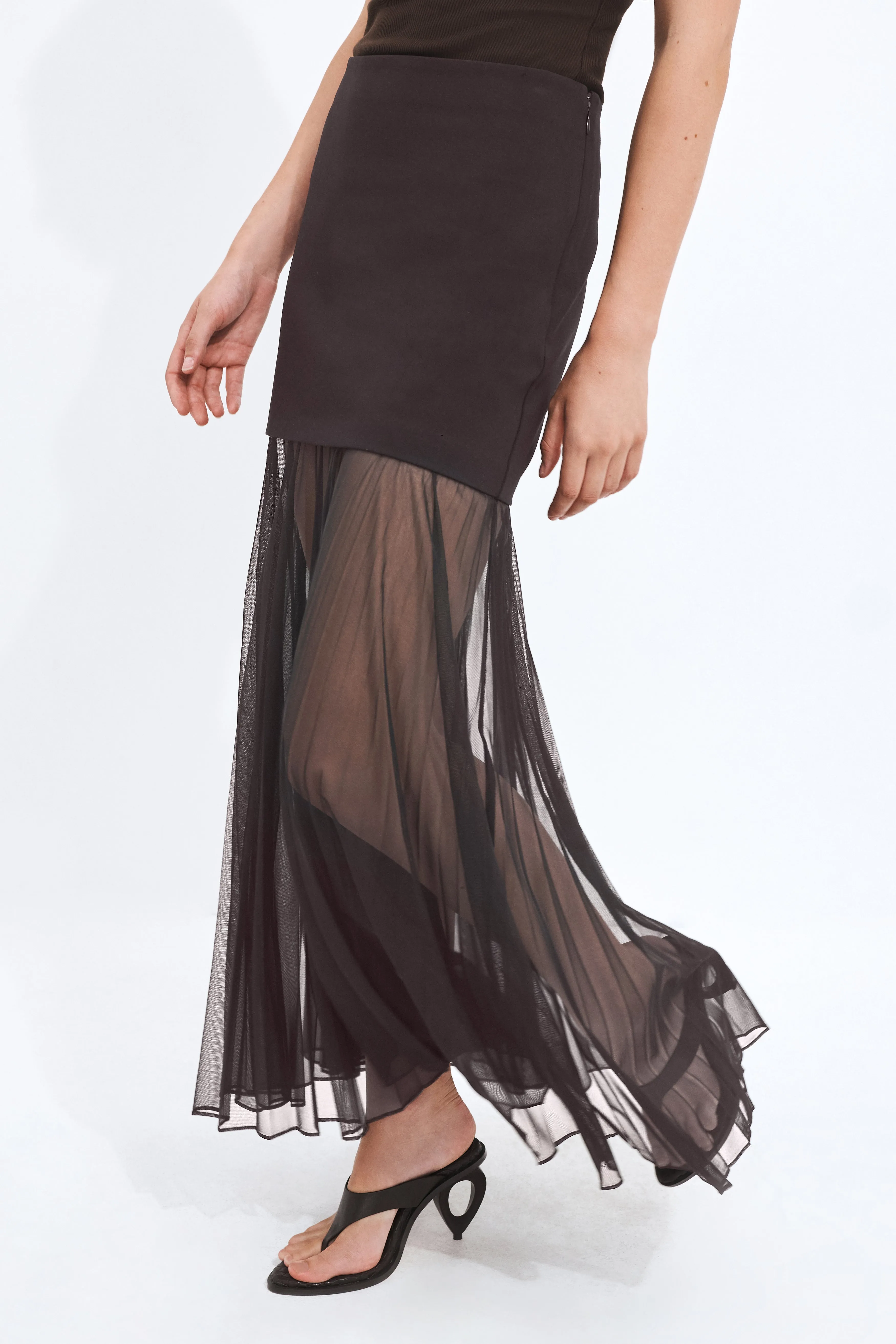 Ivy Sheer Maxi Skirt sold by Aje product image thumbnail 4