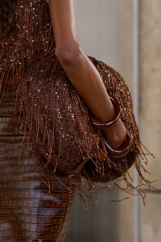 Arden Embellished Clutch made by Aje