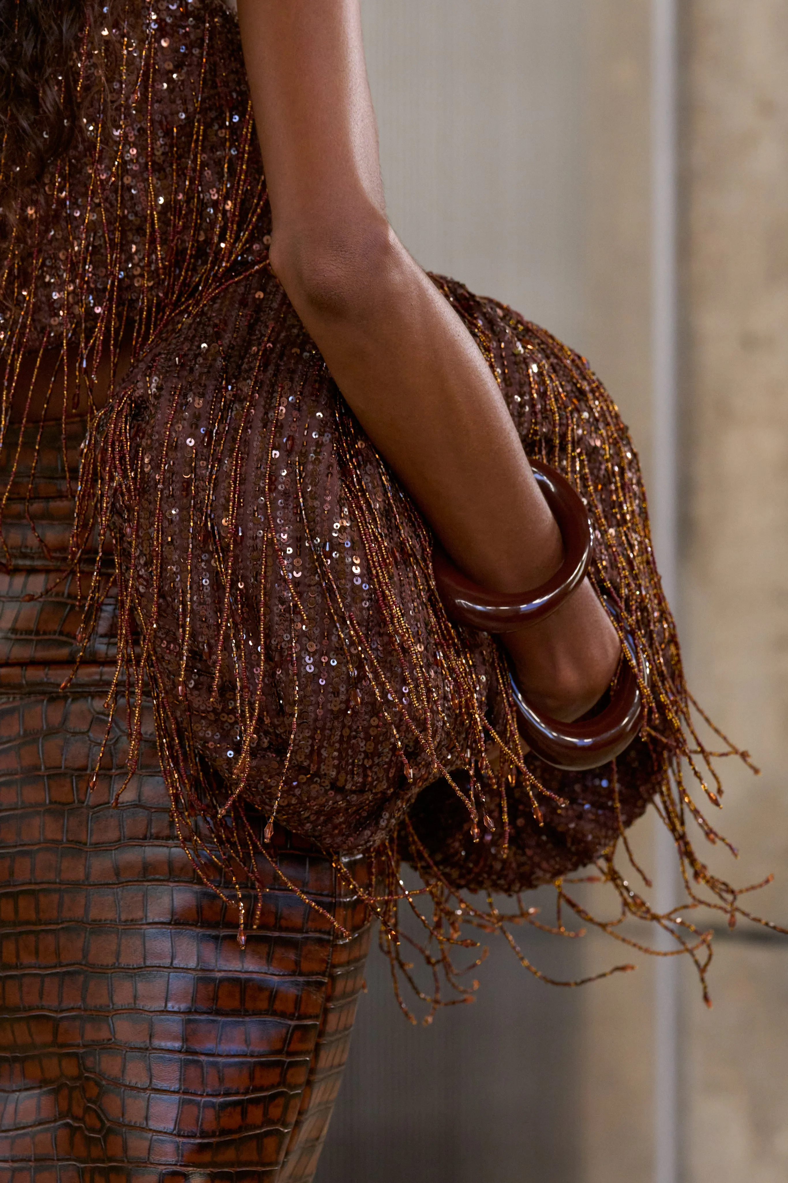 Arden Embellished Clutch sold by Aje