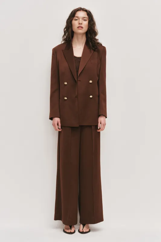 Andrea Satin Blazer made by Aje