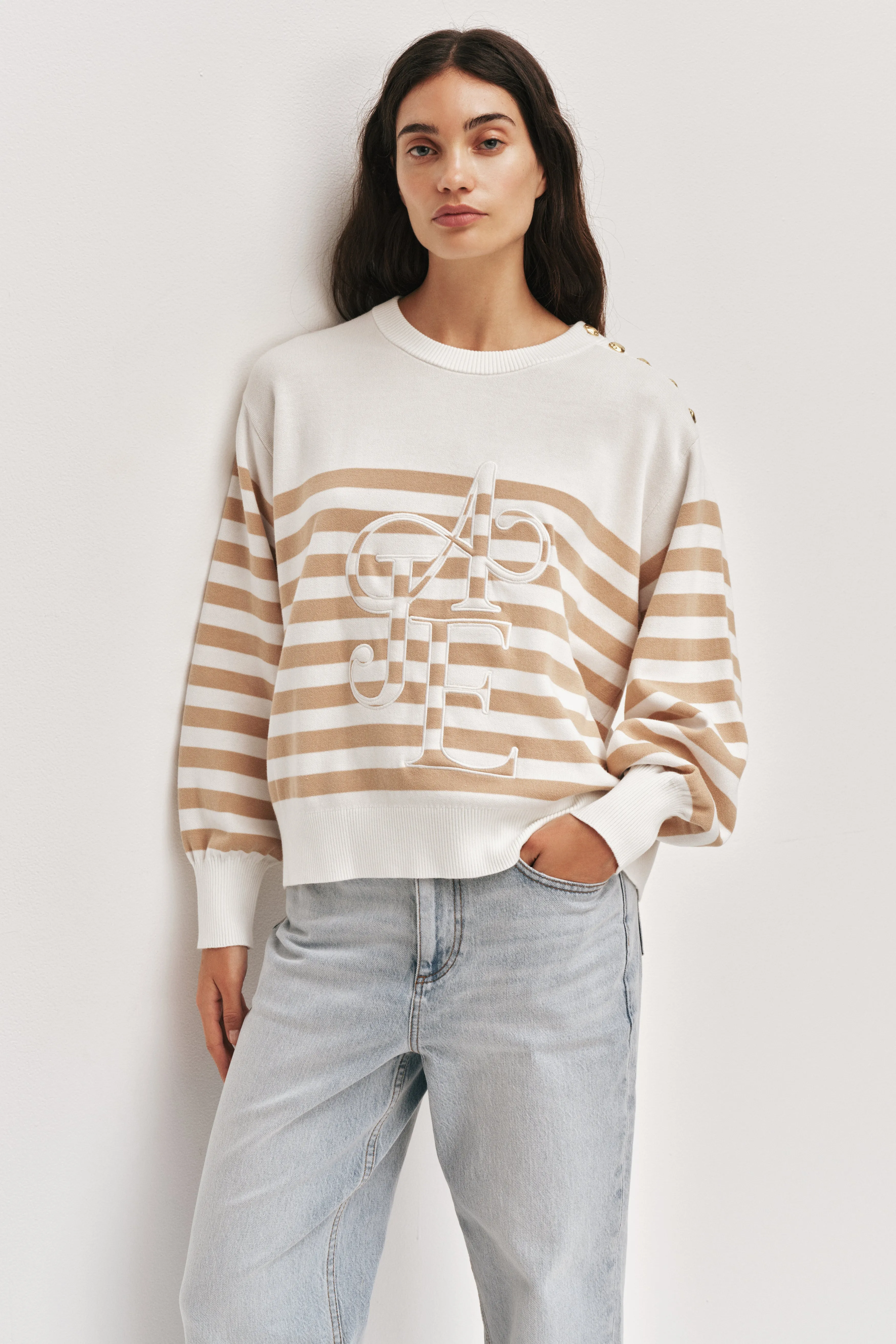 Zara Logo Knit Jumper sold by Aje product image thumbnail 3