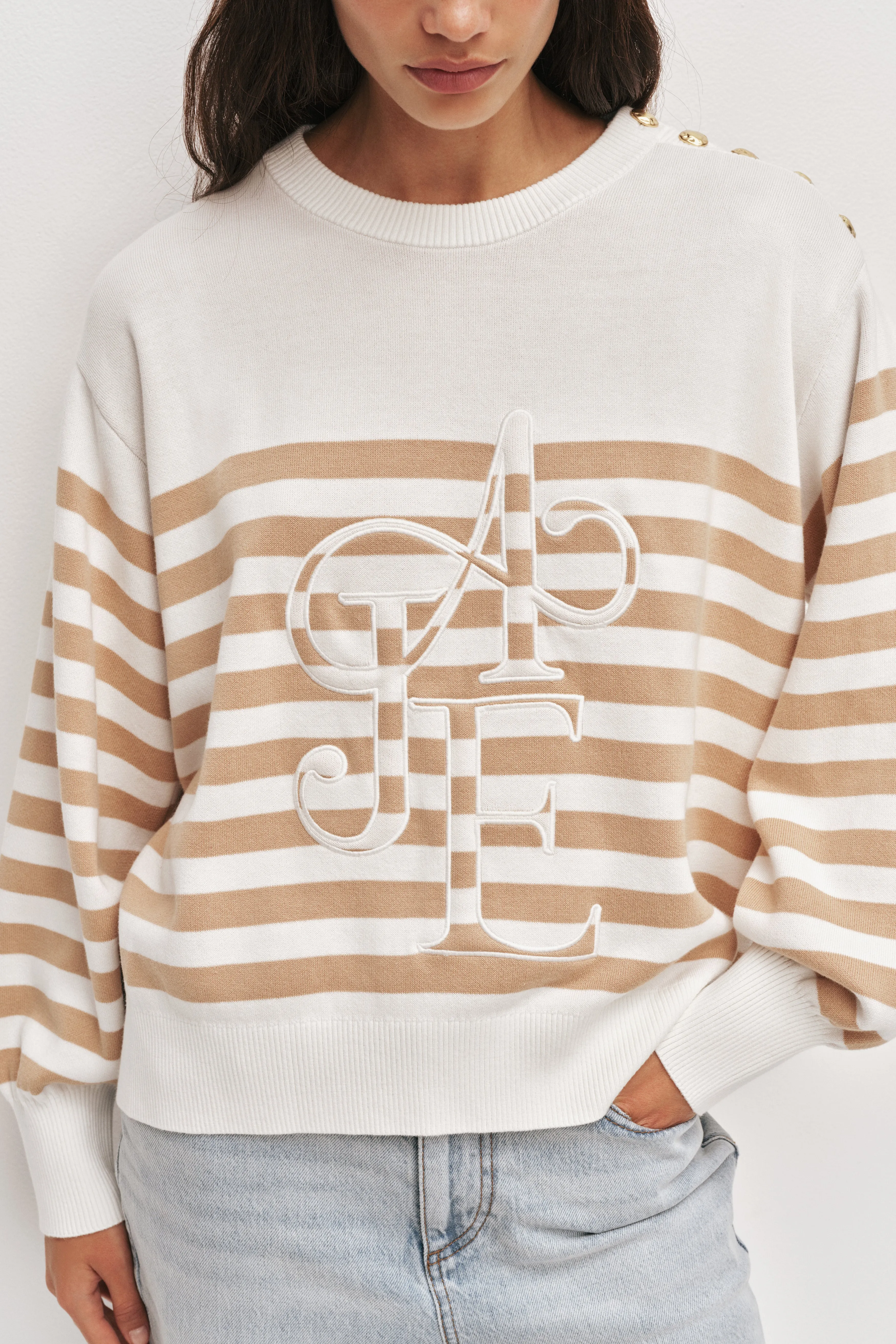Zara Logo Knit Jumper sold by Aje product image thumbnail 4