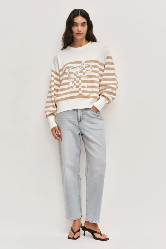 Zara Logo Knit Jumper made by Aje