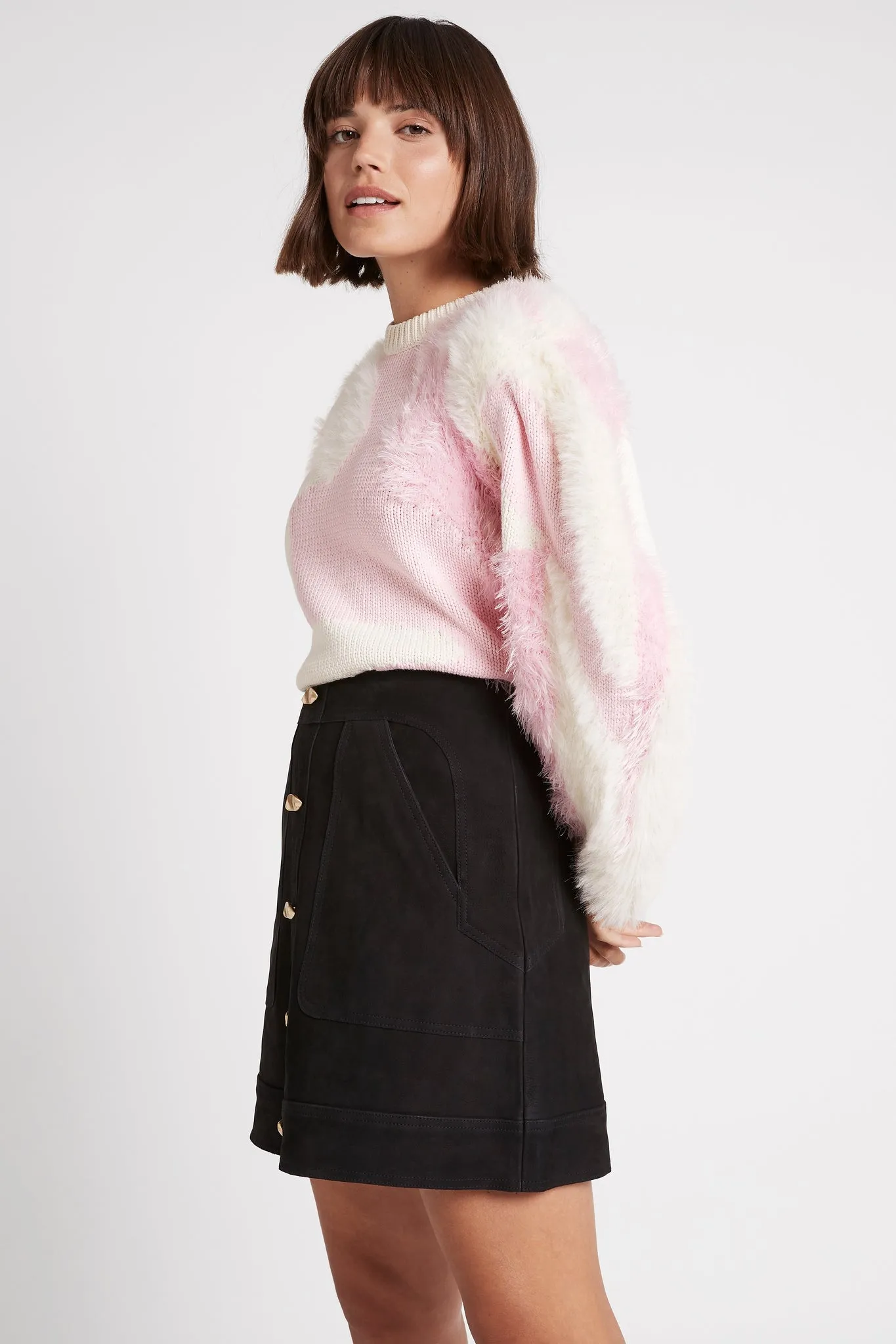 Ivy Leather Mini Skirt sold by Aje product image thumbnail 3
