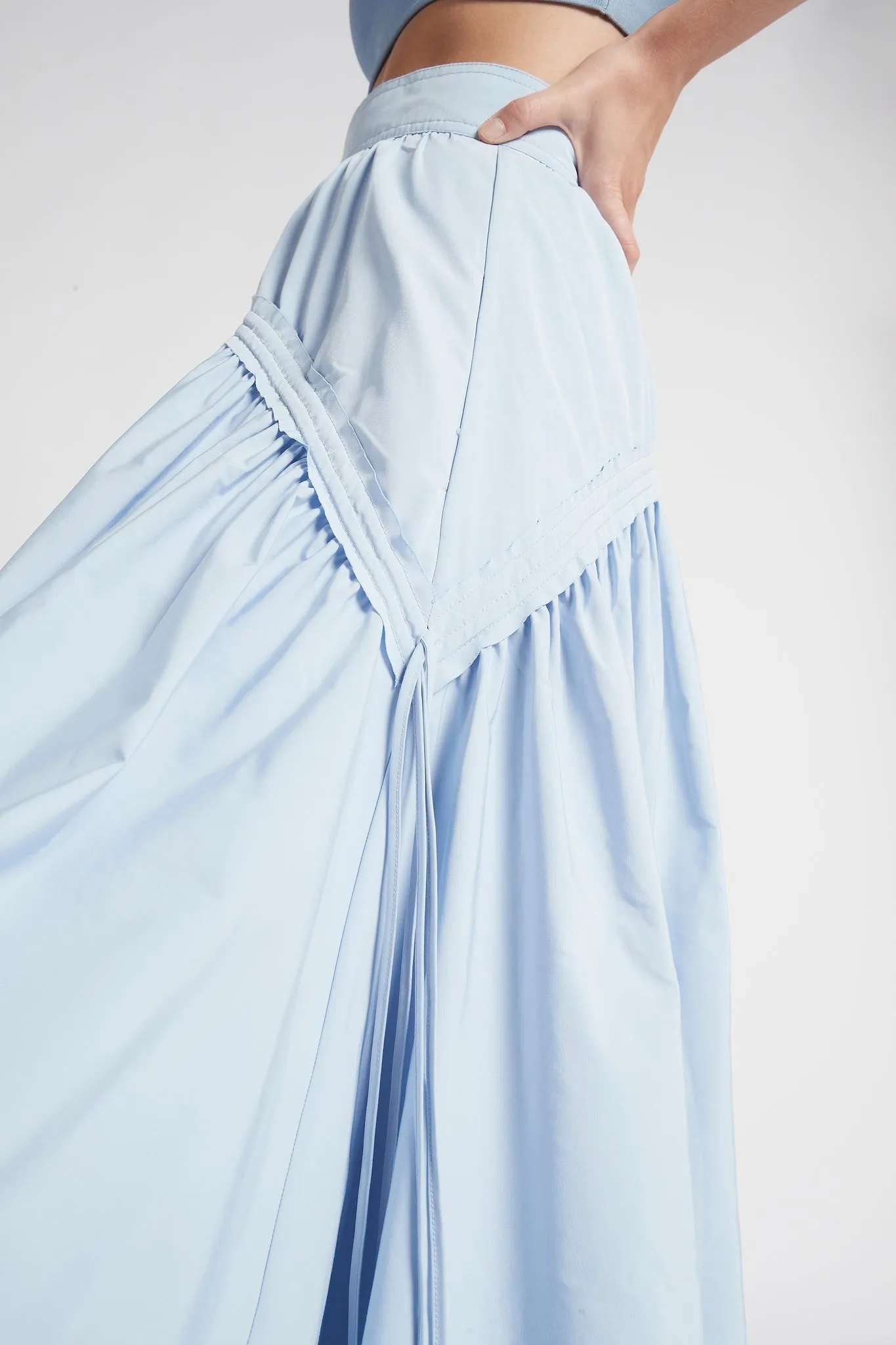 Cosmos Drawstring Midi Skirt sold by Aje product image thumbnail 4
