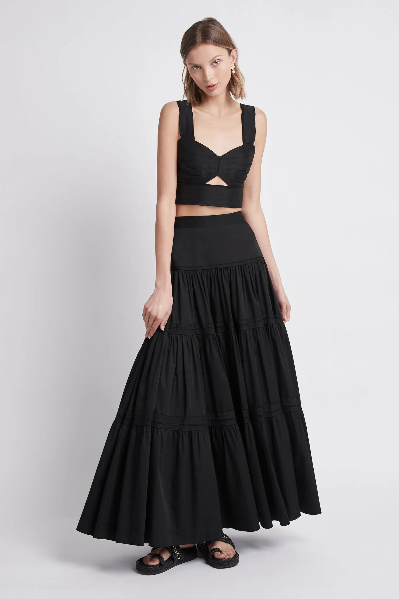 Recurrence Tiered Maxi Skirt sold by Aje product image thumbnail 3