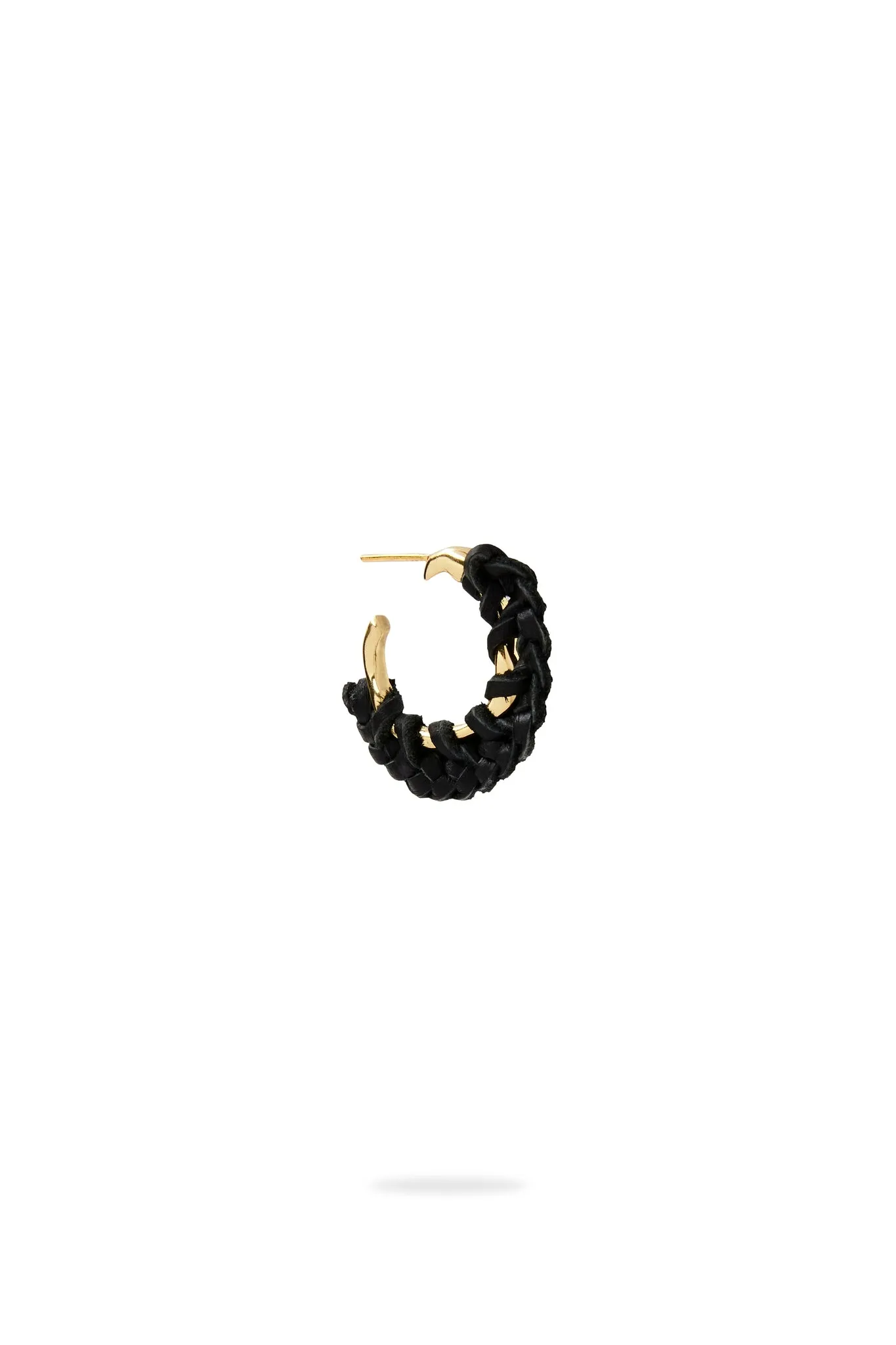 Wanderlust Leather Hoop Earring sold by Aje product image thumbnail 4