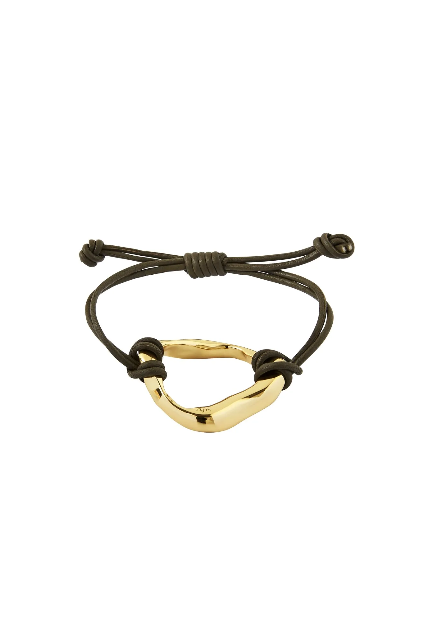 Splice Organic Leather Ring Bracelet sold by Aje product image thumbnail 3