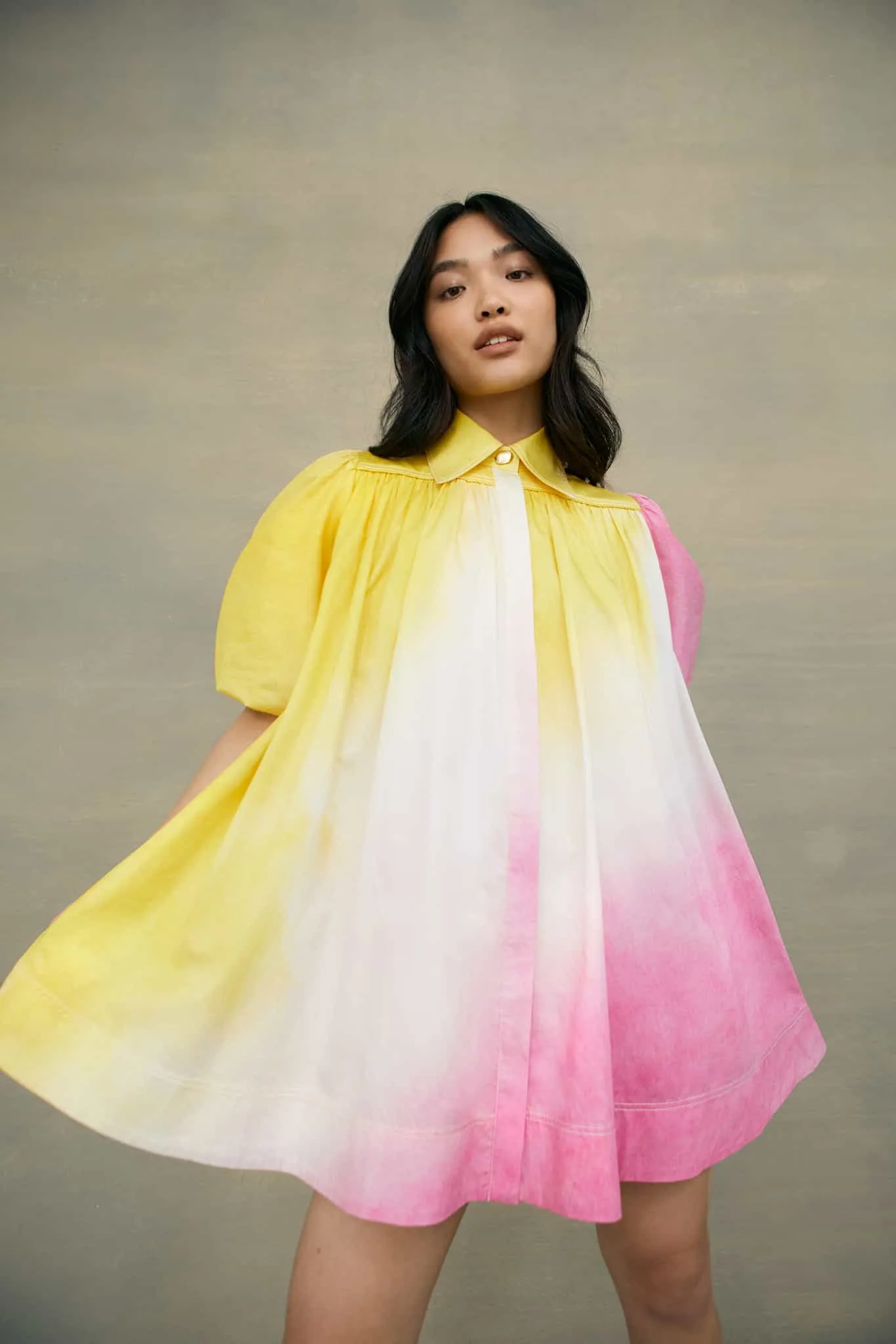 Cloud Burst Smock Mini Dress sold by Aje