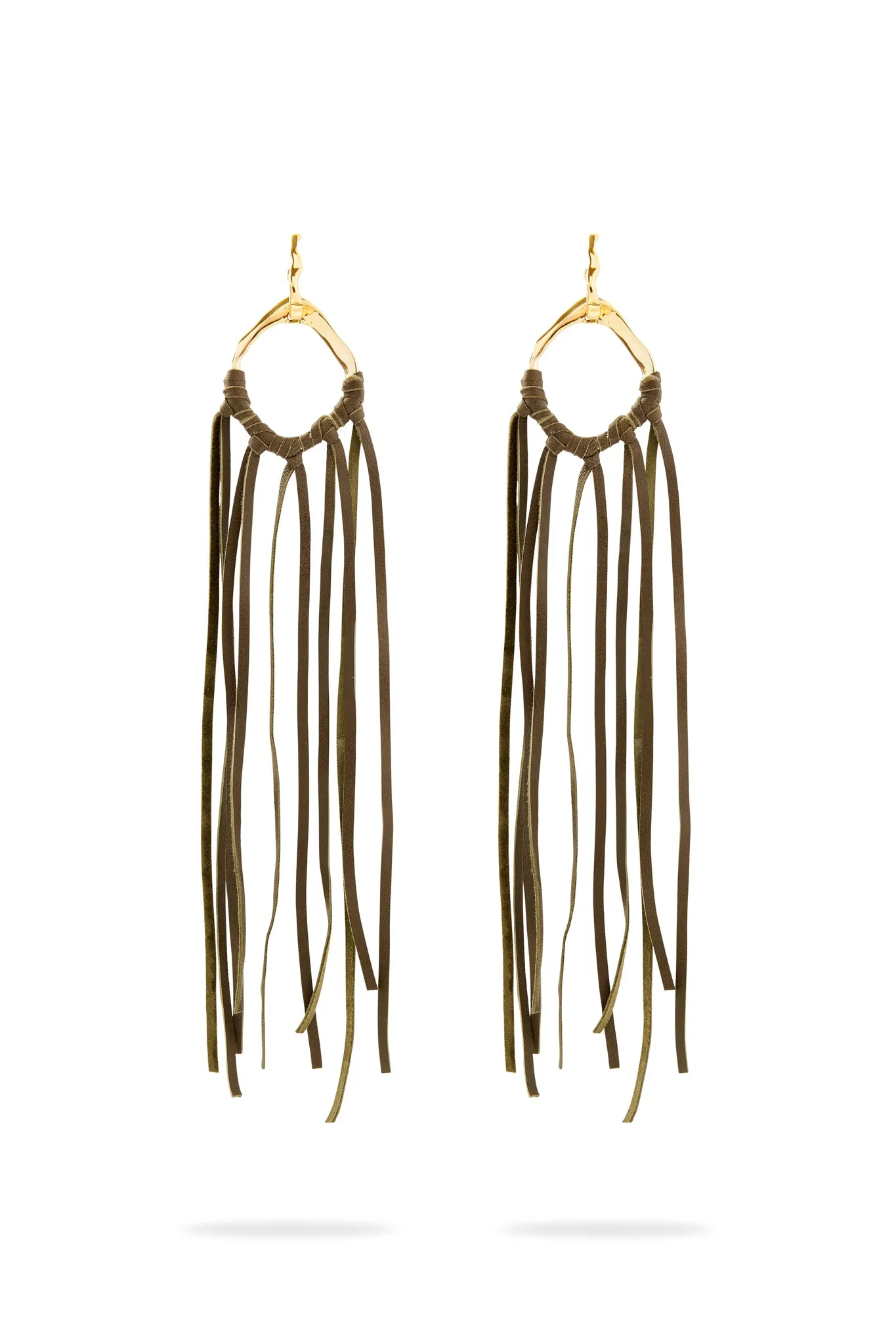 Splice Tassel Hoop Earring sold by Aje