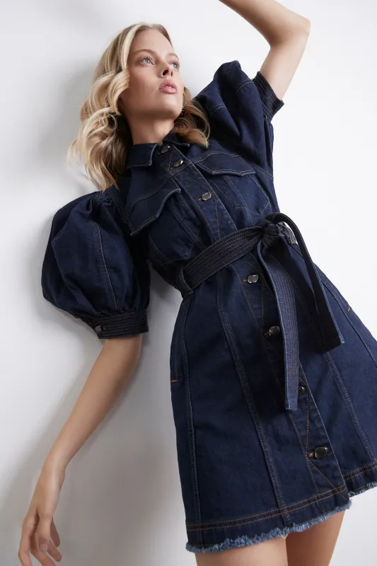 Tori Denim Dress made by Aje