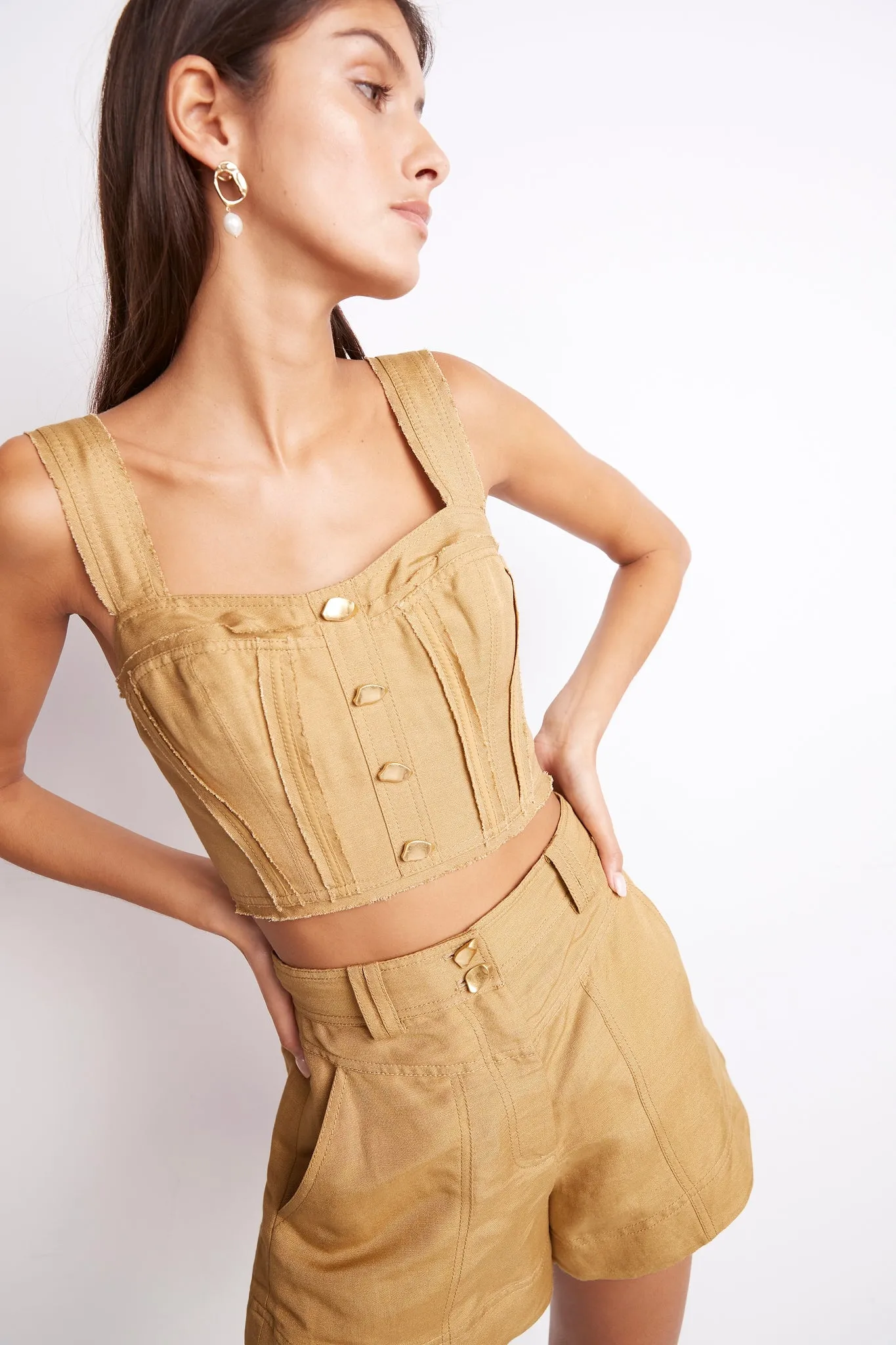 Milos Bustier Cropped Top sold by Aje product image thumbnail 3