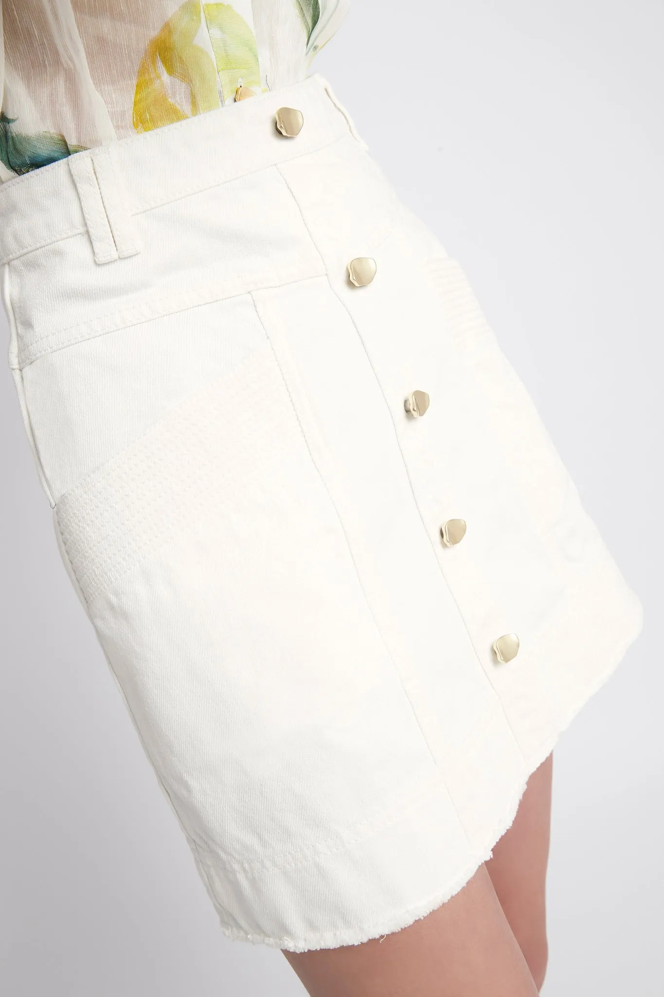 Como Denim Mini Skirt sold by Aje product image thumbnail 4