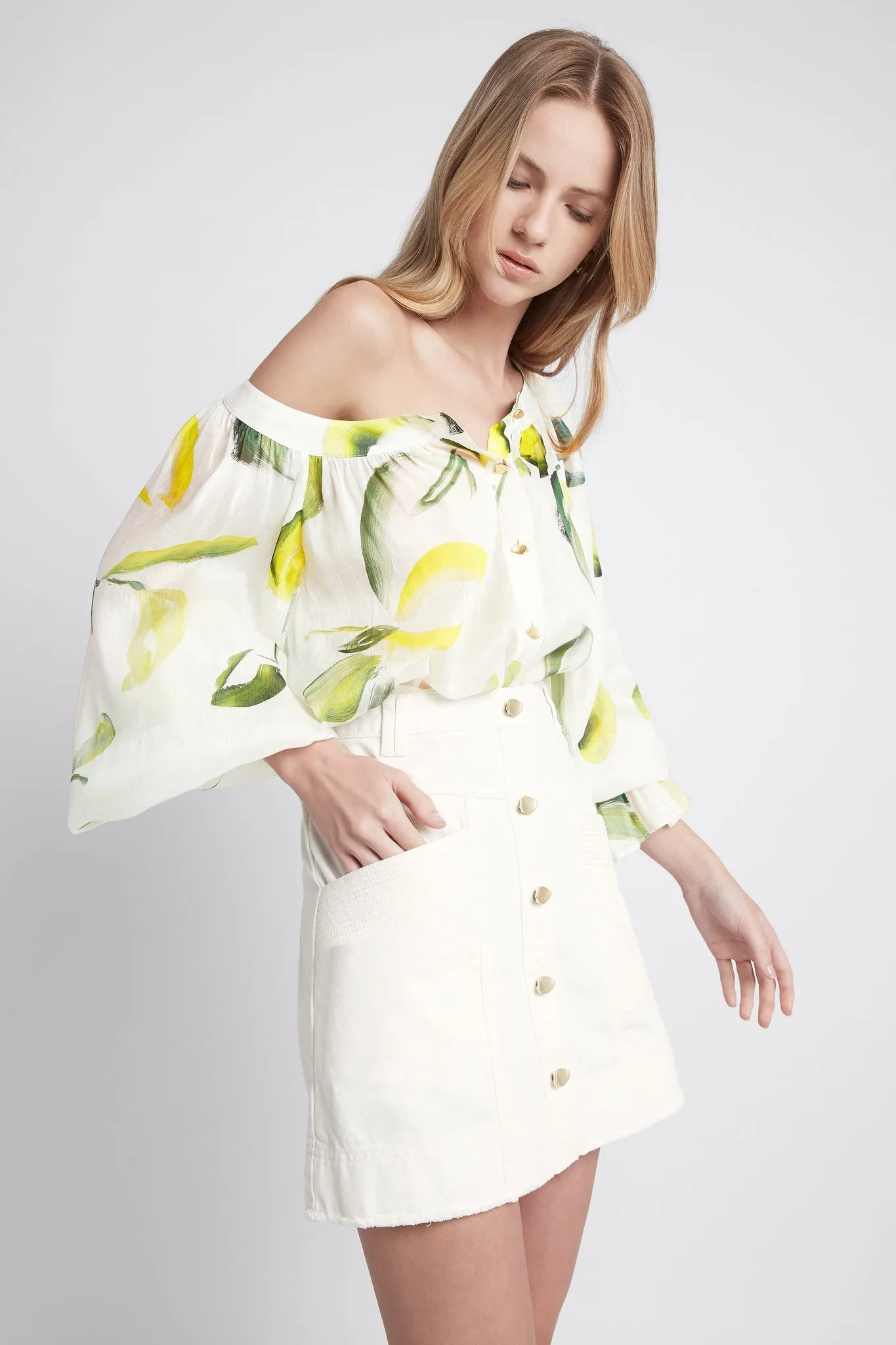 Como Denim Mini Skirt sold by Aje product image thumbnail 3