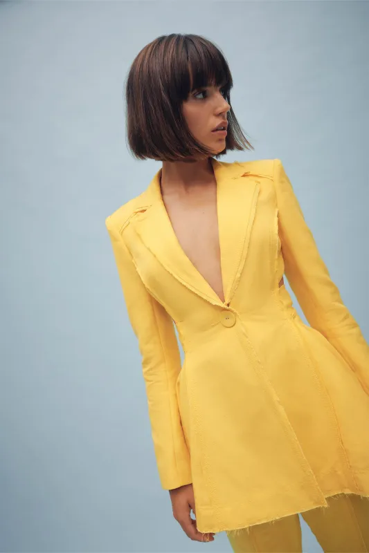 Simone Cut Out Jacket Dress made by Aje