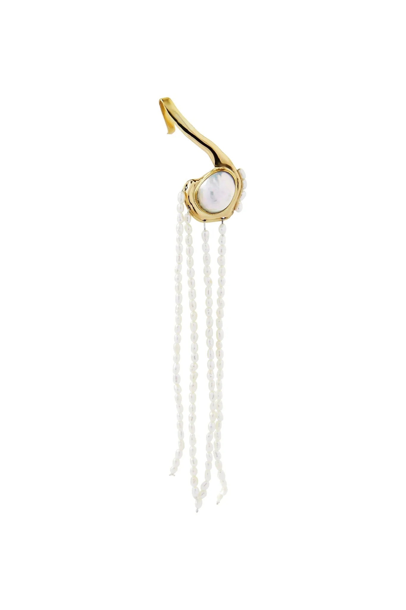 Eau Asymmetric Drop Earring Cuff sold by Aje product image thumbnail 2