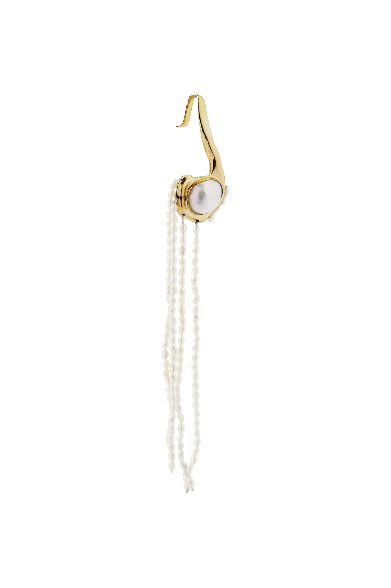 Eau Asymmetric Drop Earring Cuff sold by Aje product image thumbnail 3