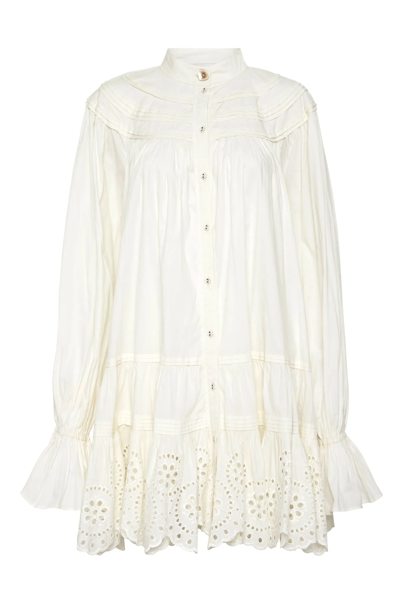 Salita Longsleeve Broderie Smock Dress sold by Aje product image thumbnail 2