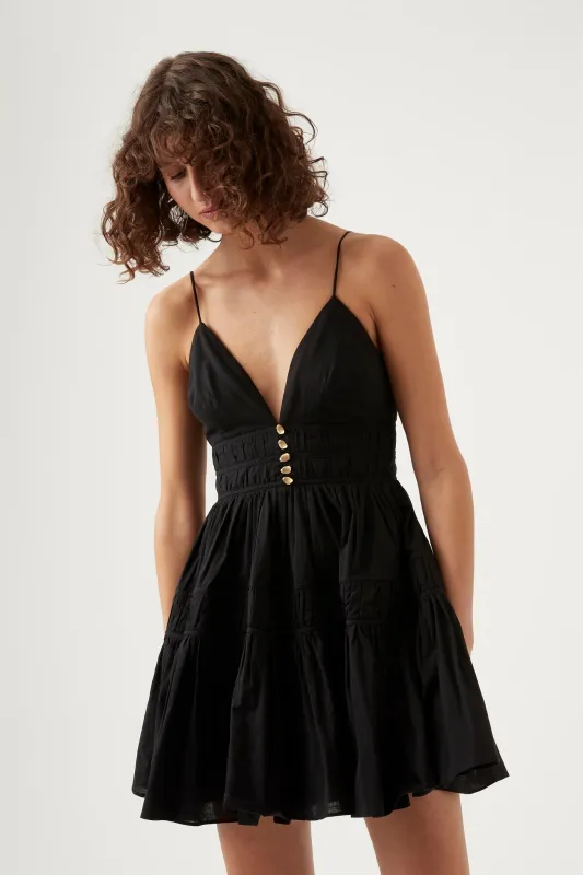 Grace Tiered Mini Dress made by Aje