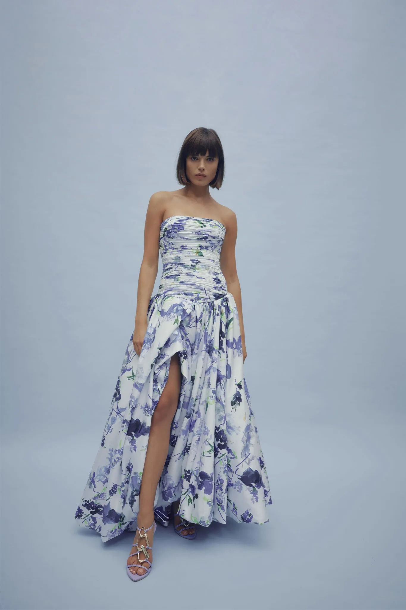 Violette Bubble Hem Maxi Dress sold by Aje