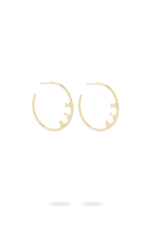 Aje Hoop Earrings made by Aje