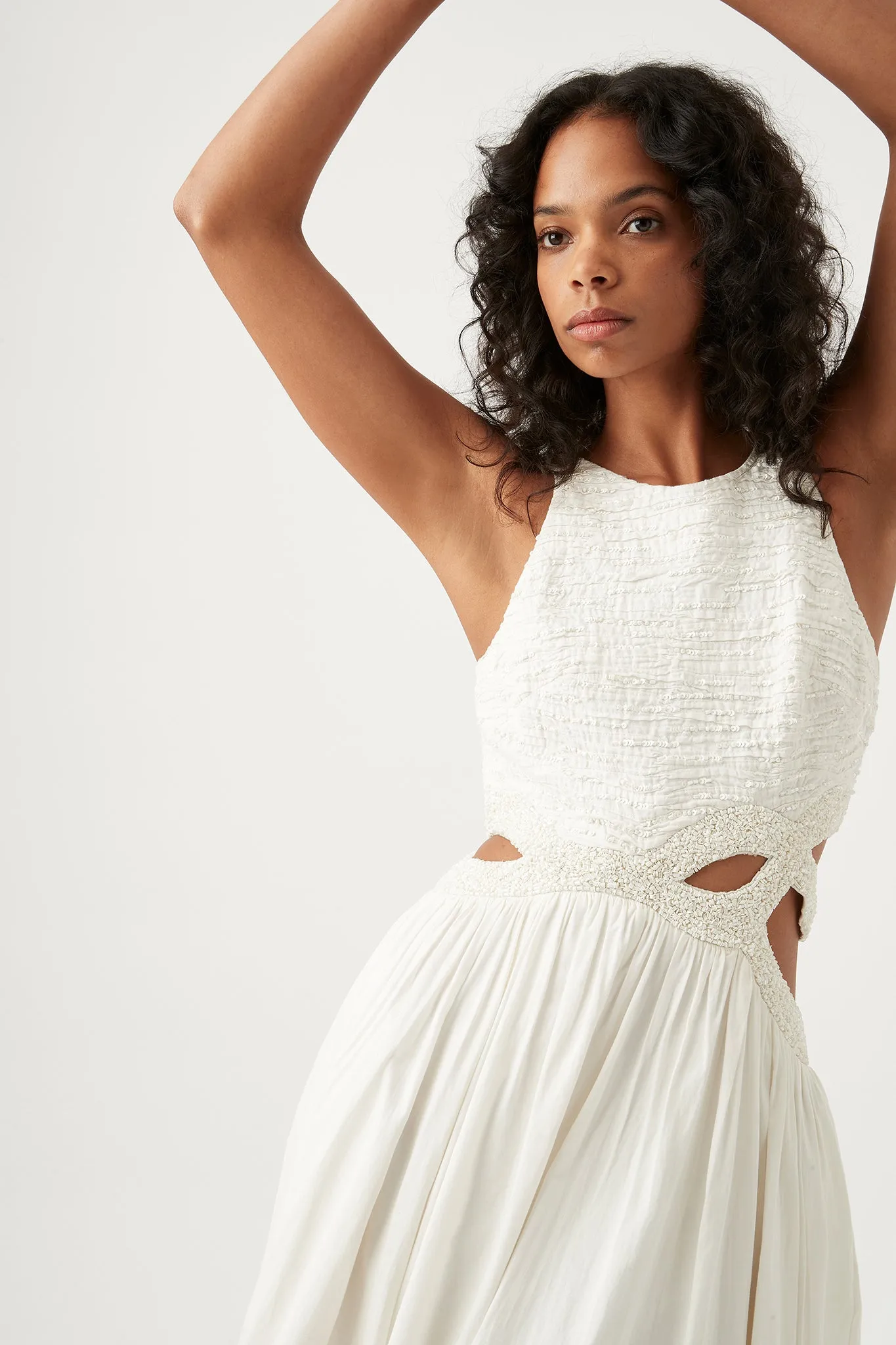 New Catara Sequin Midi Dress sold by Aje product image thumbnail 4