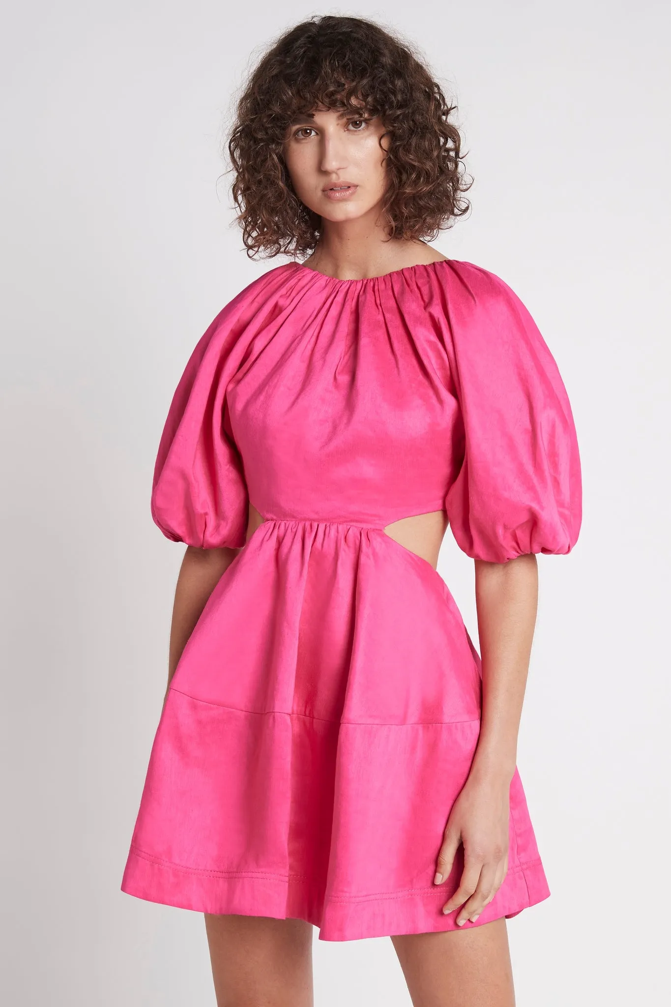 Admiration Lace-Up Mini Dress sold by Aje product image thumbnail 3