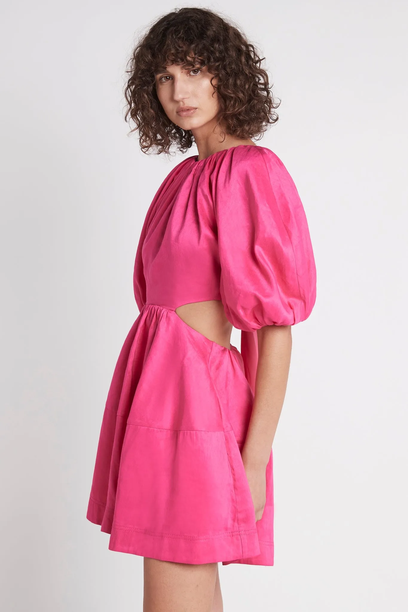 Admiration Lace-Up Mini Dress sold by Aje product image thumbnail 4
